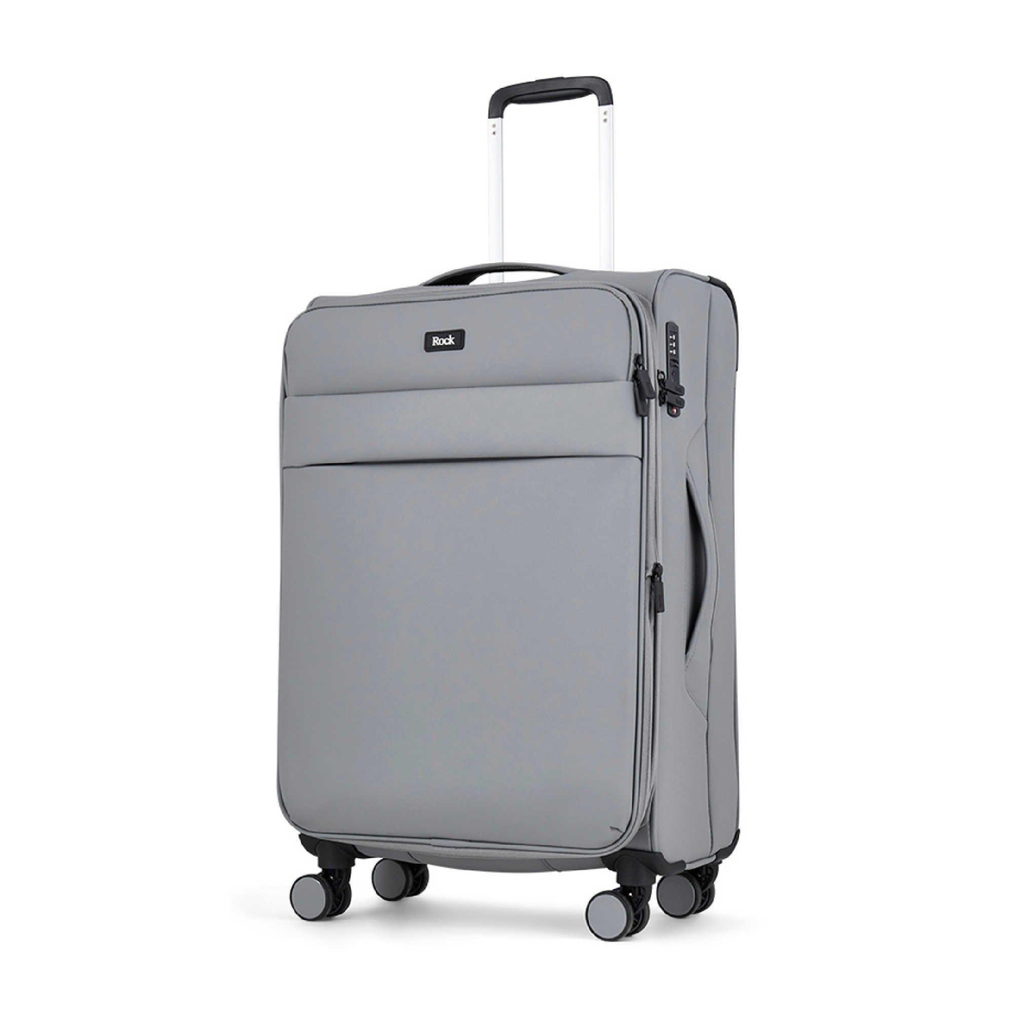 Grey - Rock - Rock Harper Suitcase Grey - 2