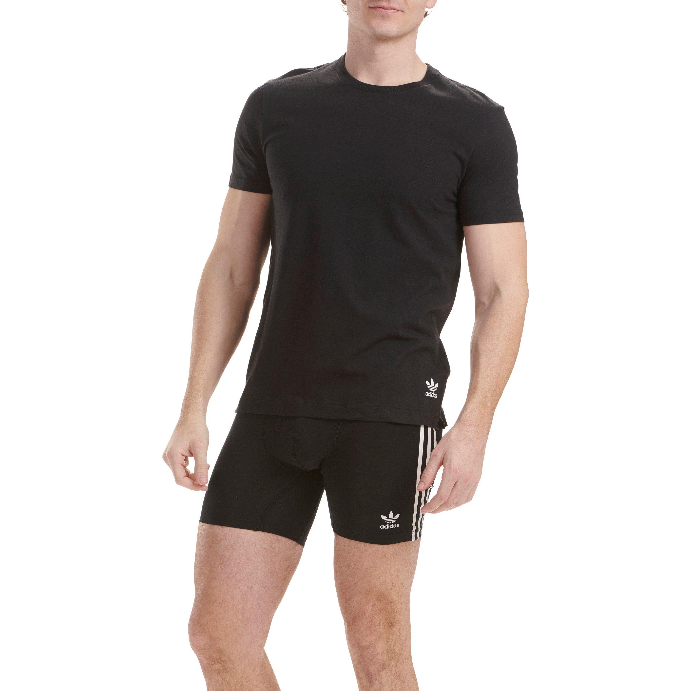 Black - adidas Originals - Originals 2 Pack T-Shirts Mens - 3