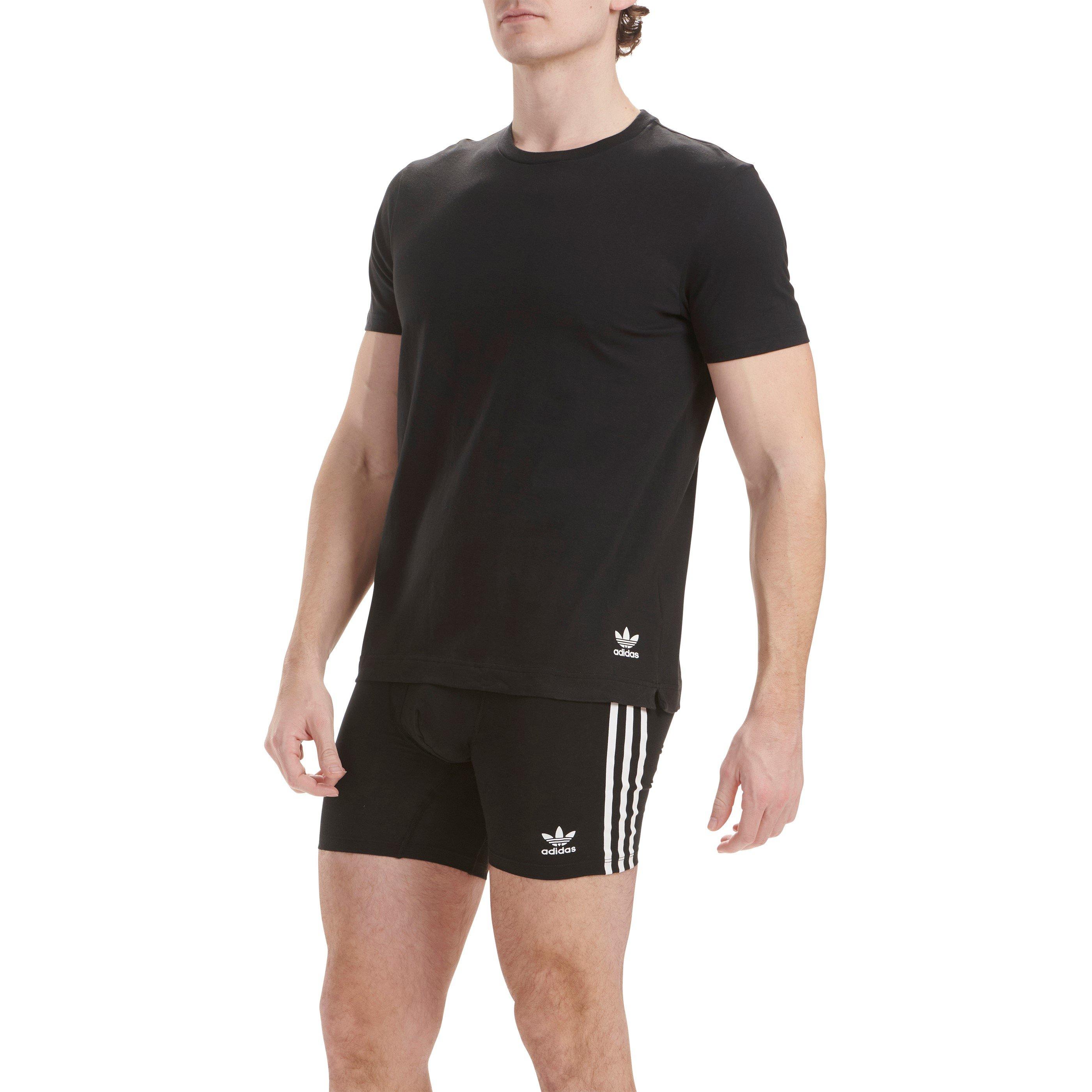 Black - adidas Originals - Originals 2 Pack T-Shirts Mens - 4