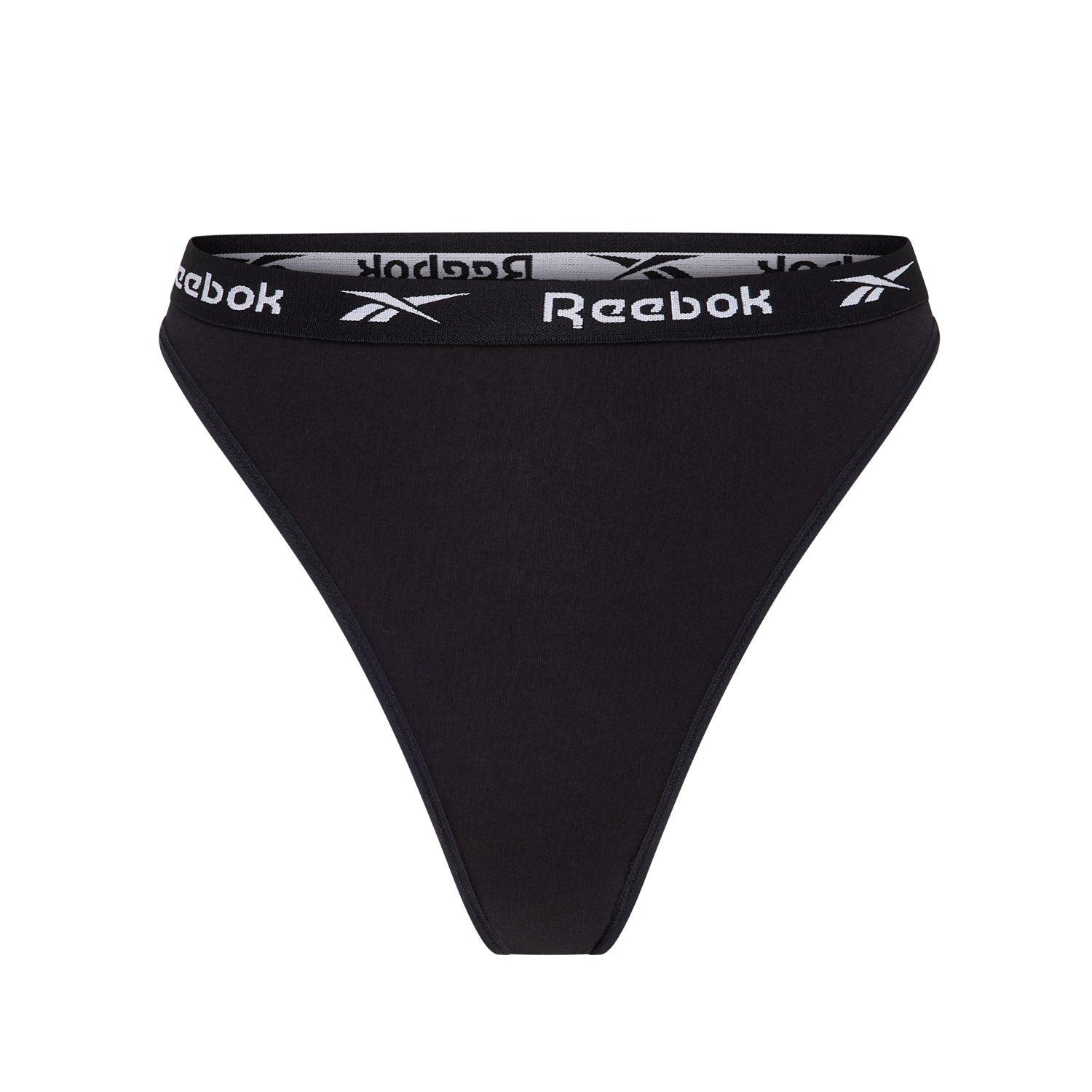 Blck/Whit/Gry - Reebok - 3 Pack Womens Thong Lotty - 2