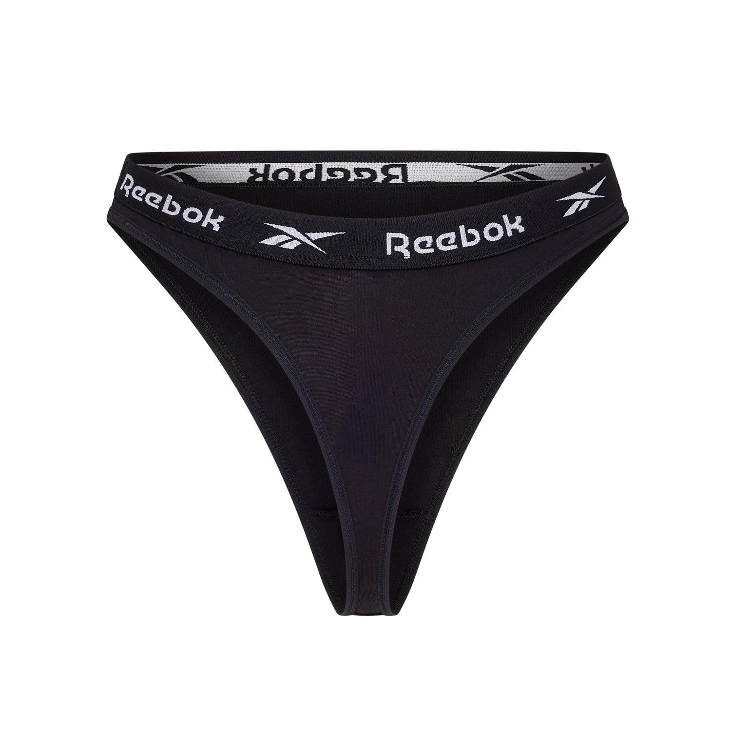 Blck/Whit/Gry - Reebok - 3 Pack Womens Thong Lotty - 3