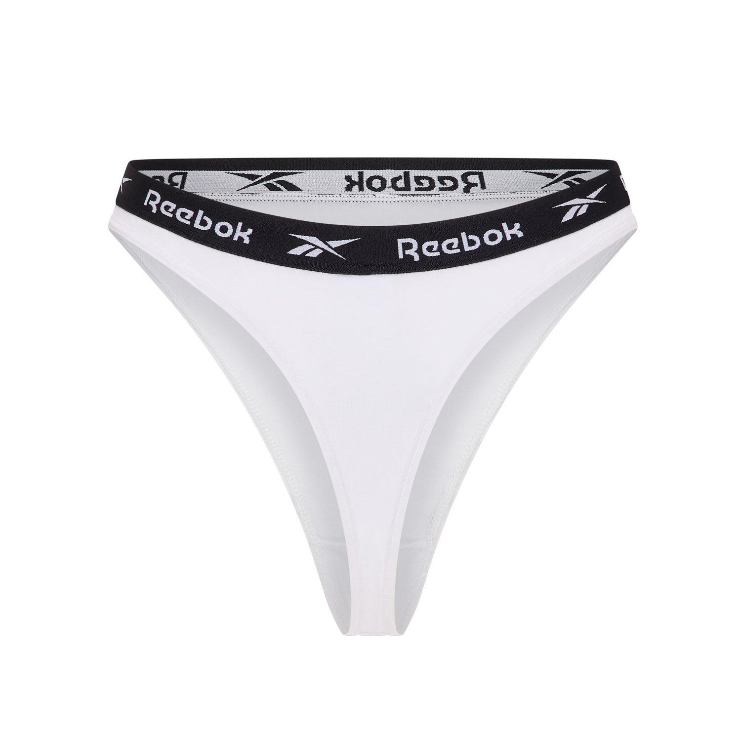 Blck/Whit/Gry - Reebok - 3 Pack Womens Thong Lotty - 7