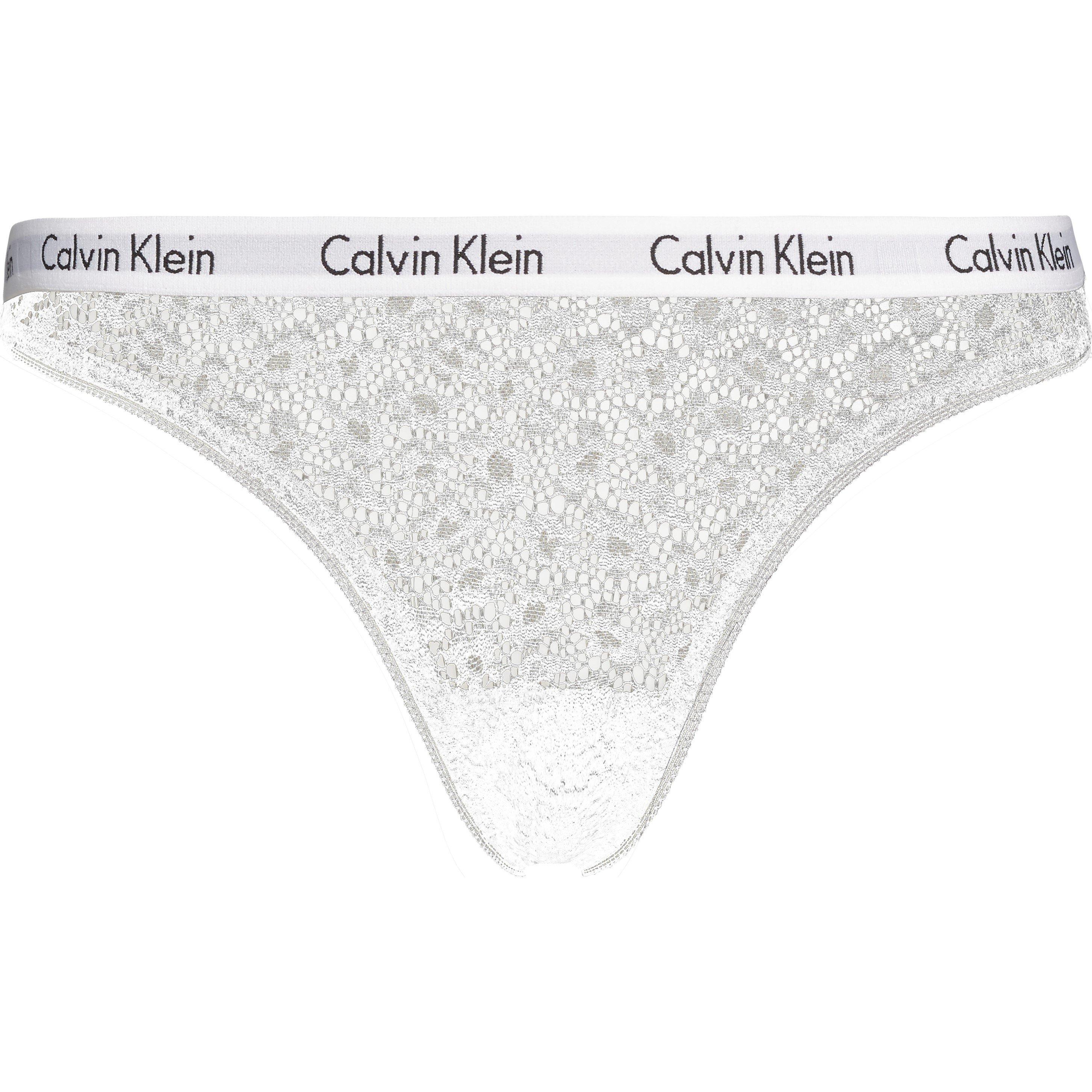 Wit - Calvin Klein - Caros Lace Brazilian Briefs - 1