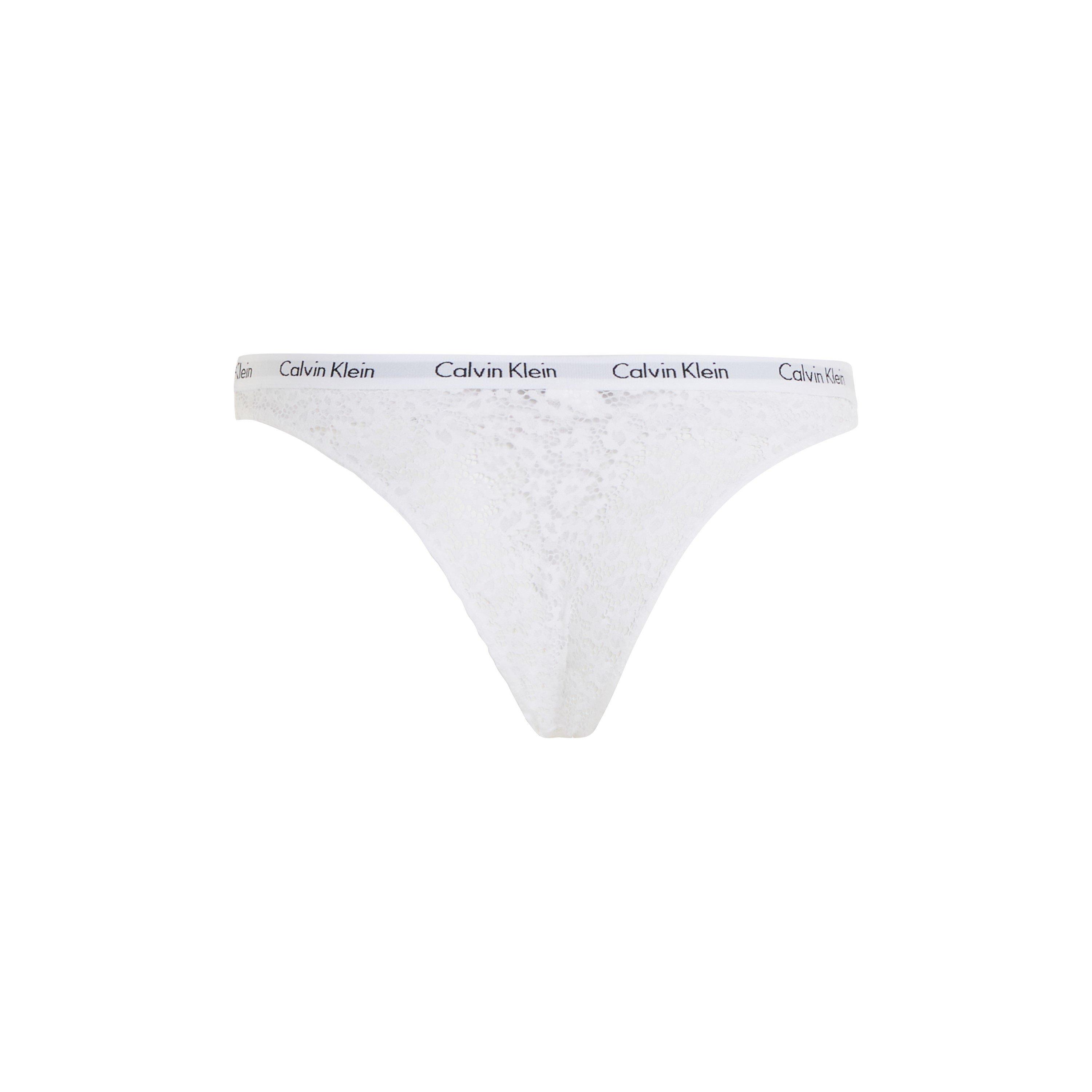 Wit - Calvin Klein - Caros Lace Brazilian Briefs - 6
