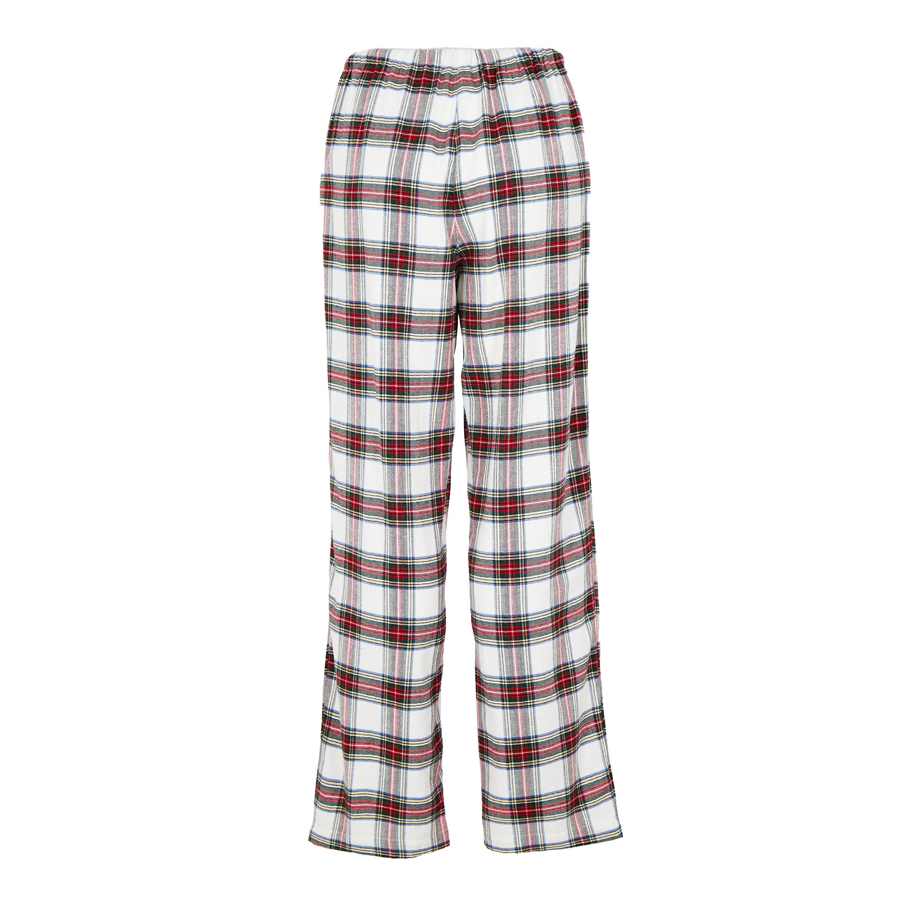 Cream Plaid - Lauren by Ralph Lauren - Women's Twill Pyjama Set - 9