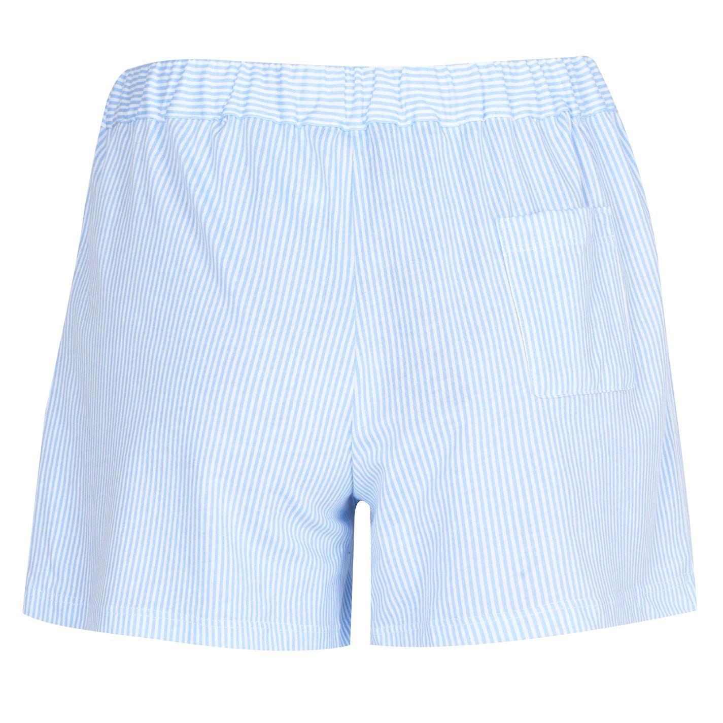 486 Blue Stripe - Lauren by Ralph Lauren - Women's Stripe Pyjama Shorts - 2