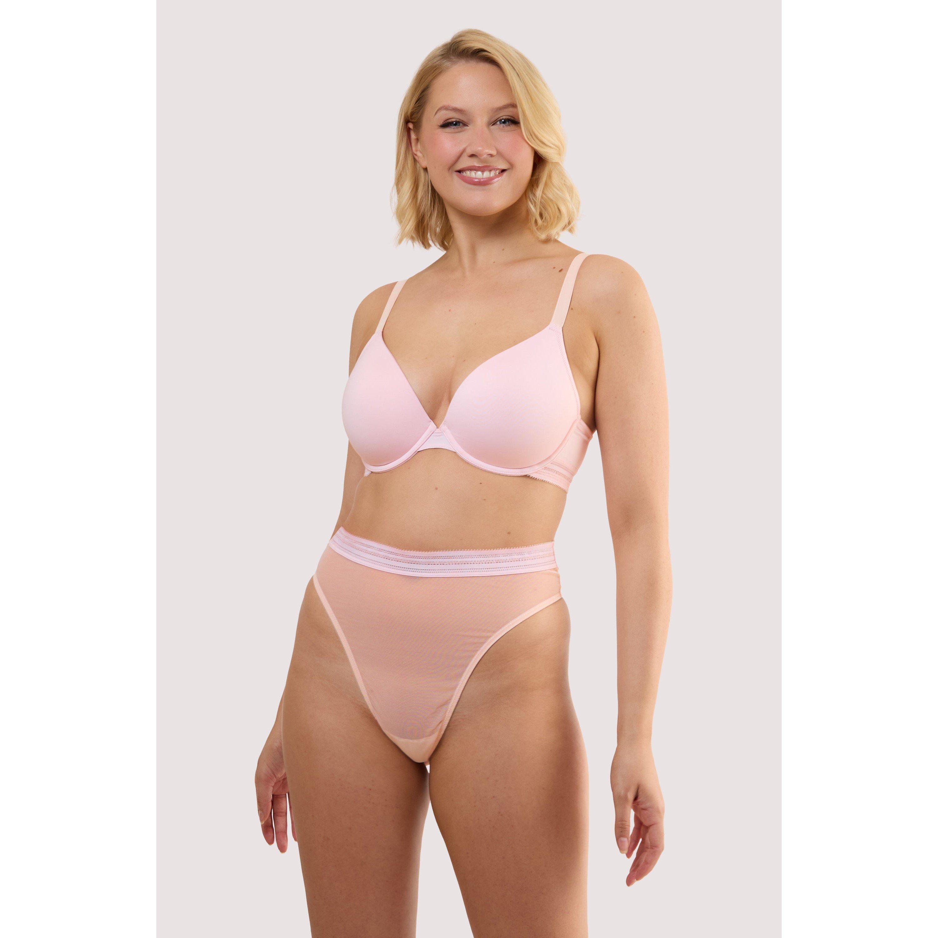 Pink - Playful Promises - Icon Blush Pink High Waist Thong - 4