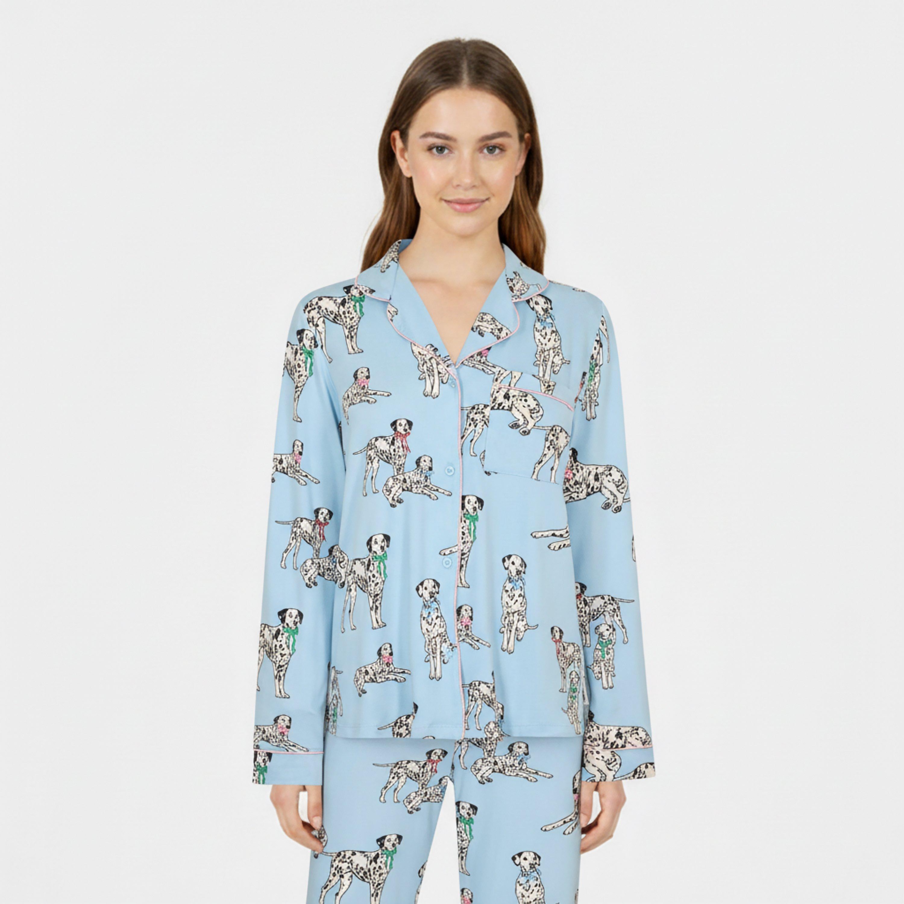 Bow Dalmation - Chelsea Peers - Button Up Pyjama Set - 3