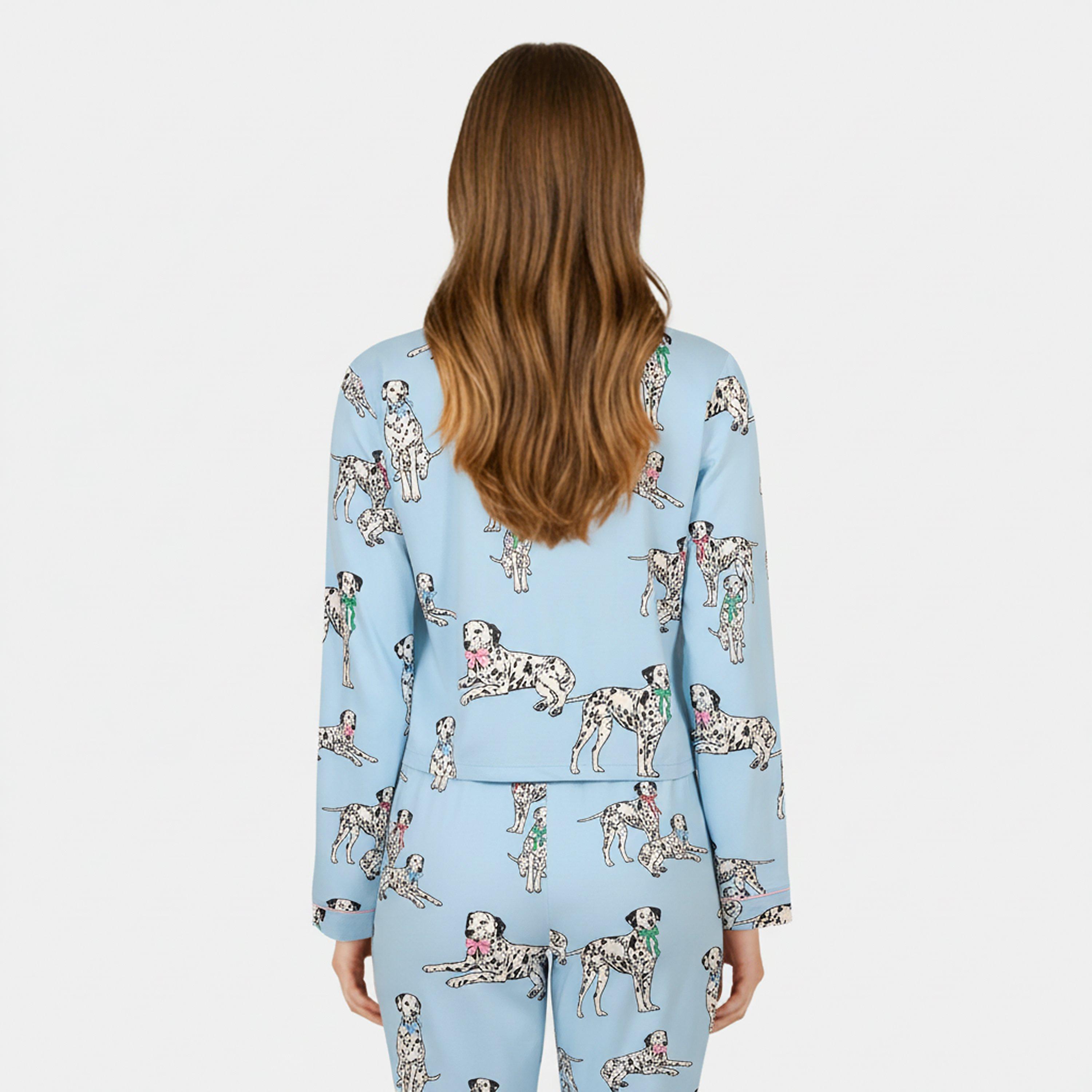 Bow Dalmation - Chelsea Peers - Button Up Pyjama Set - 4