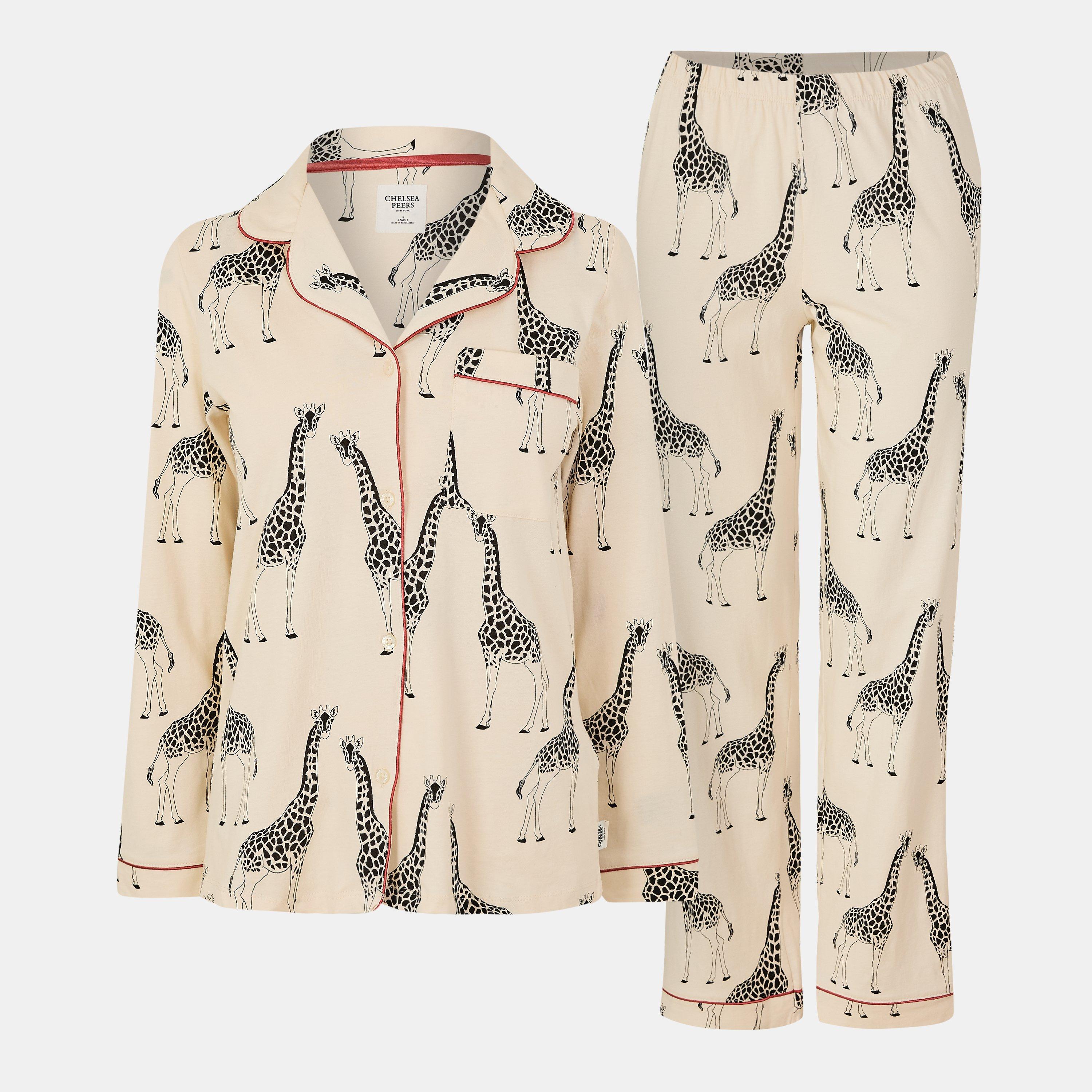 White Giraffe - Chelsea Peers - Button Up Pyjama Set - 1