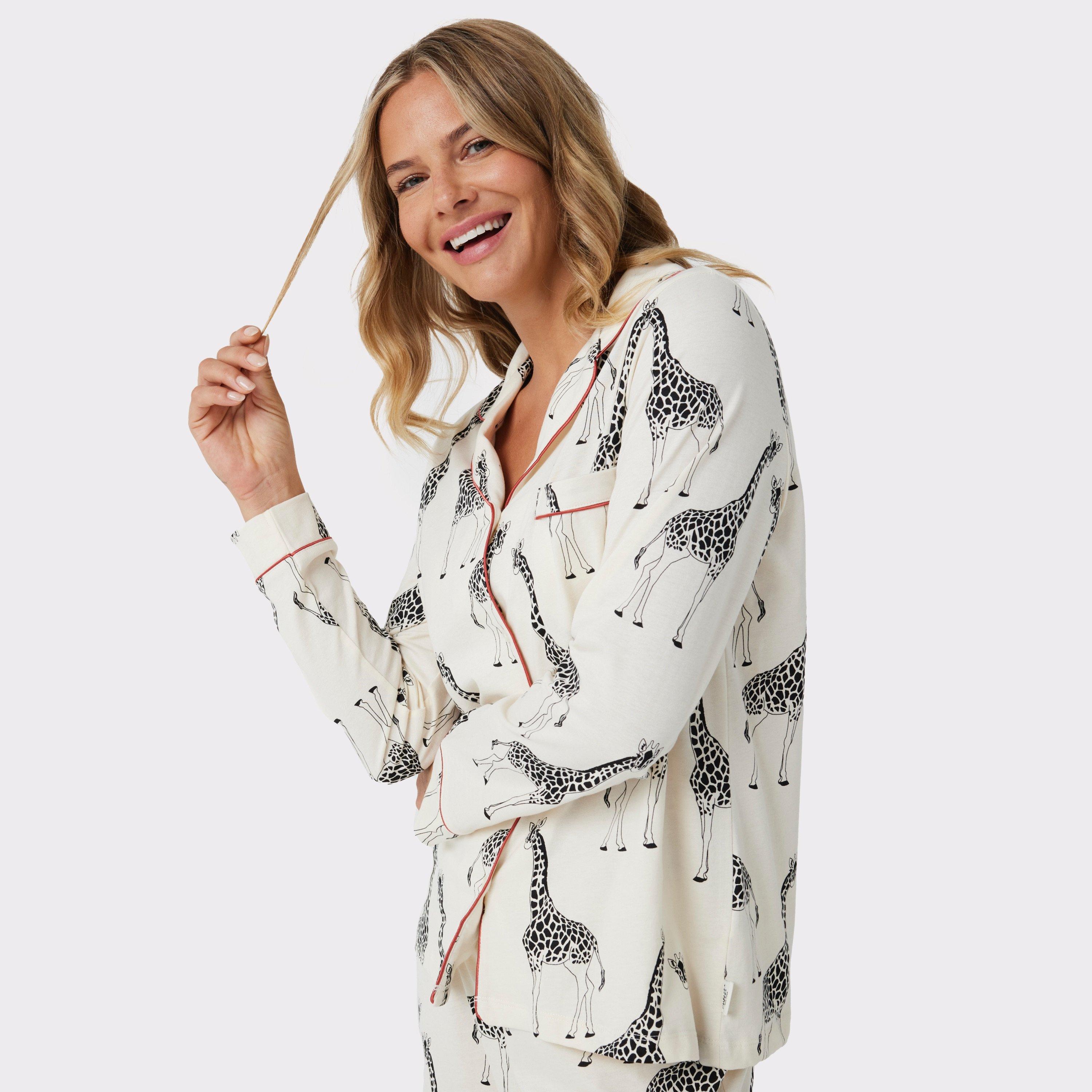 Bijela žirafa - Chelsea Peers - Button Up Pyjama Set - 3