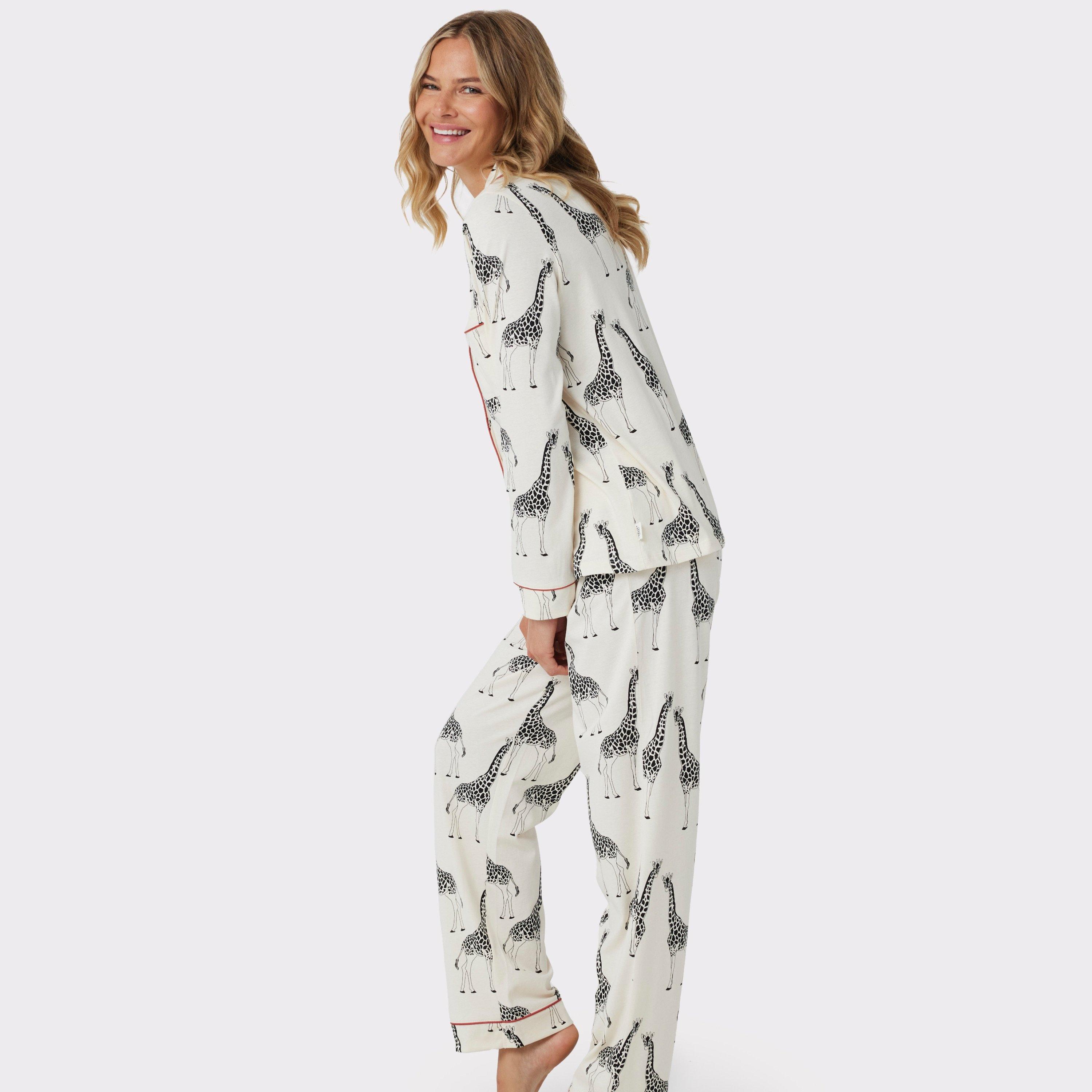 Bijela žirafa - Chelsea Peers - Button Up Pyjama Set - 4