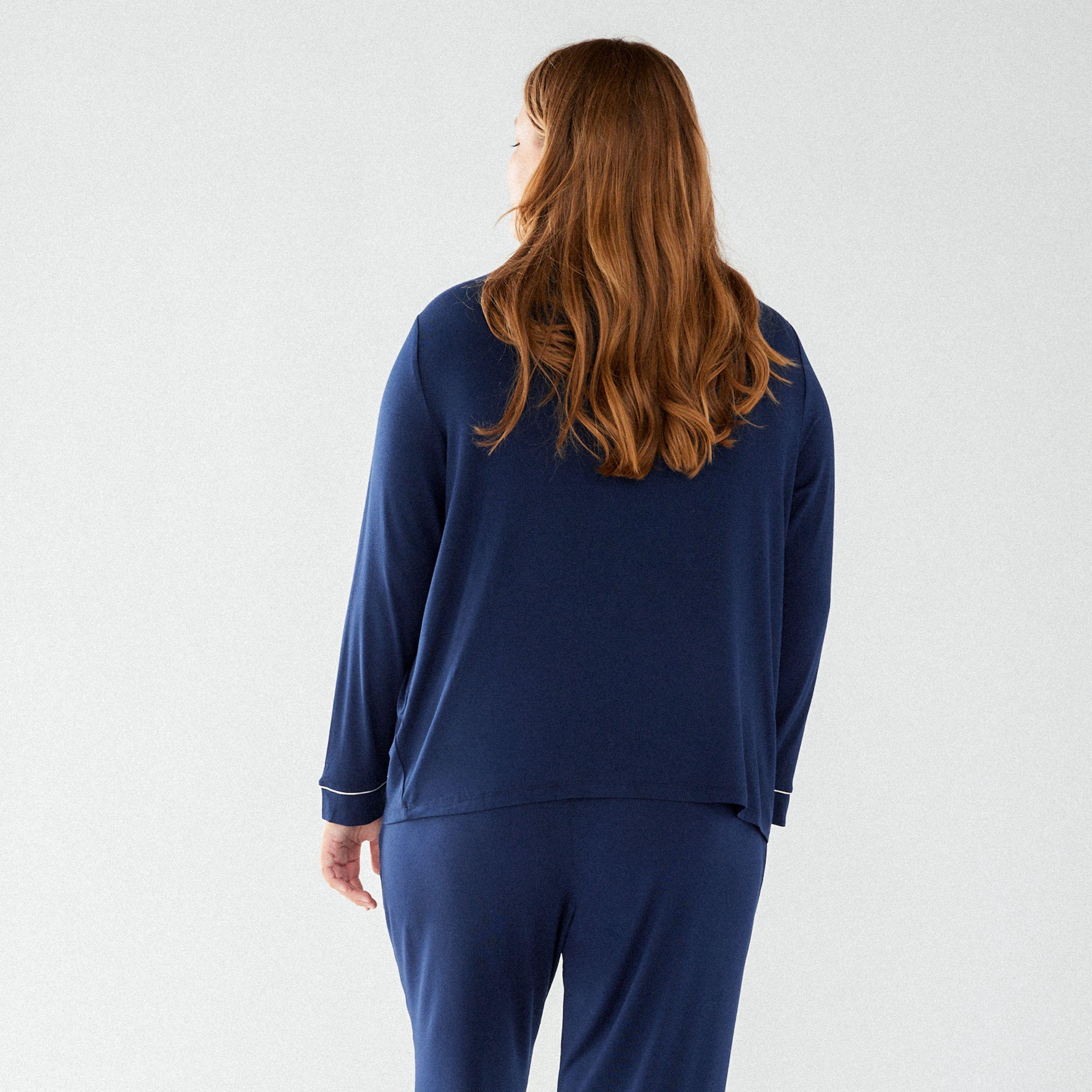 Blu navy - Chelsea Peers - Modal Button Up Pyjama Set - 4