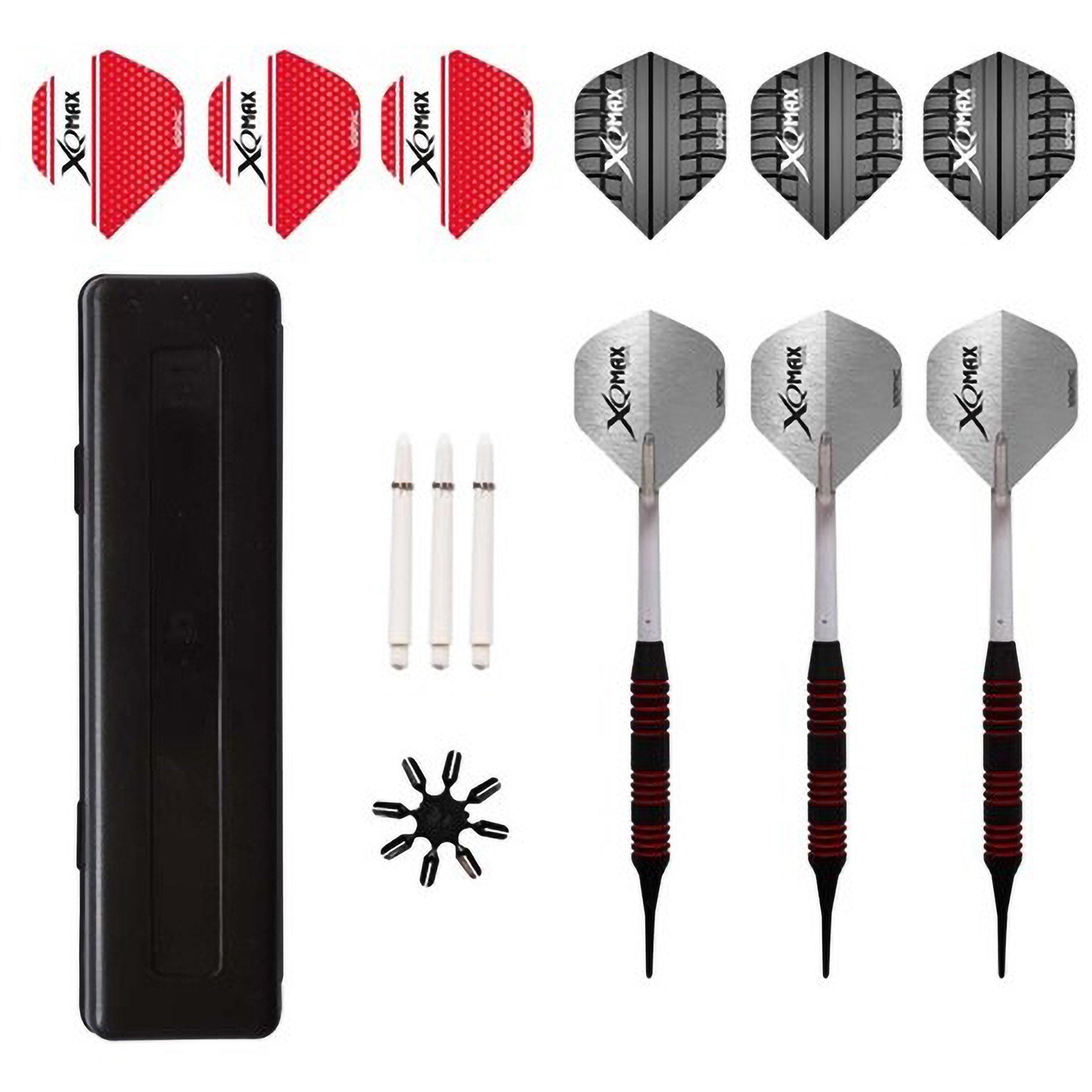 Black/Green - XQ Max - XQ Max - Set of Darts (3x18g) with extra Flights - 2