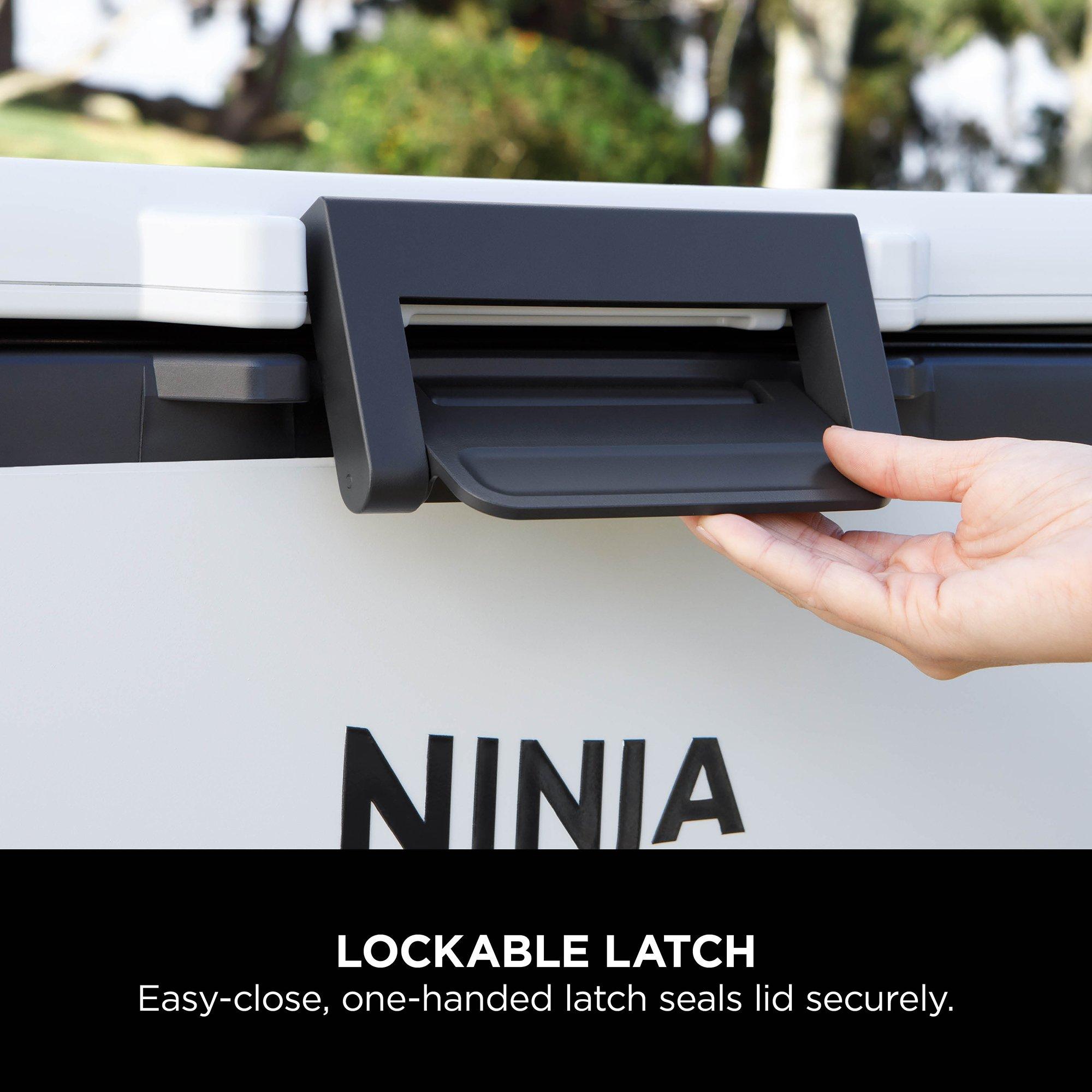 White - Ninja - FrostVault 30QT/28L Hard Cooler with Dry Zone - 7