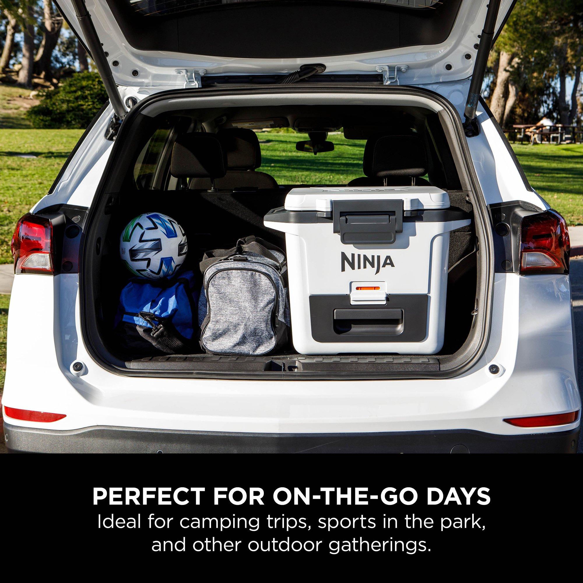 White - Ninja - FrostVault 30QT/28L Hard Cooler with Dry Zone - 9