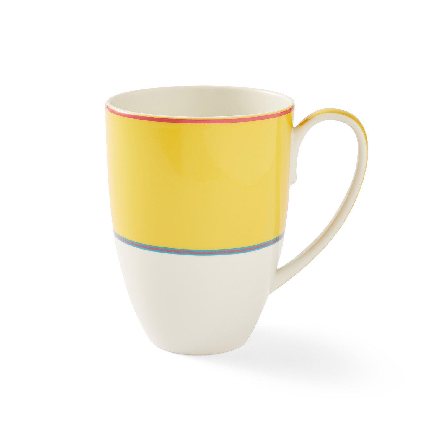 Yellow - Spode Kit Kemp - Kit Kemp Calypso 4  Yellow Mugs - 2