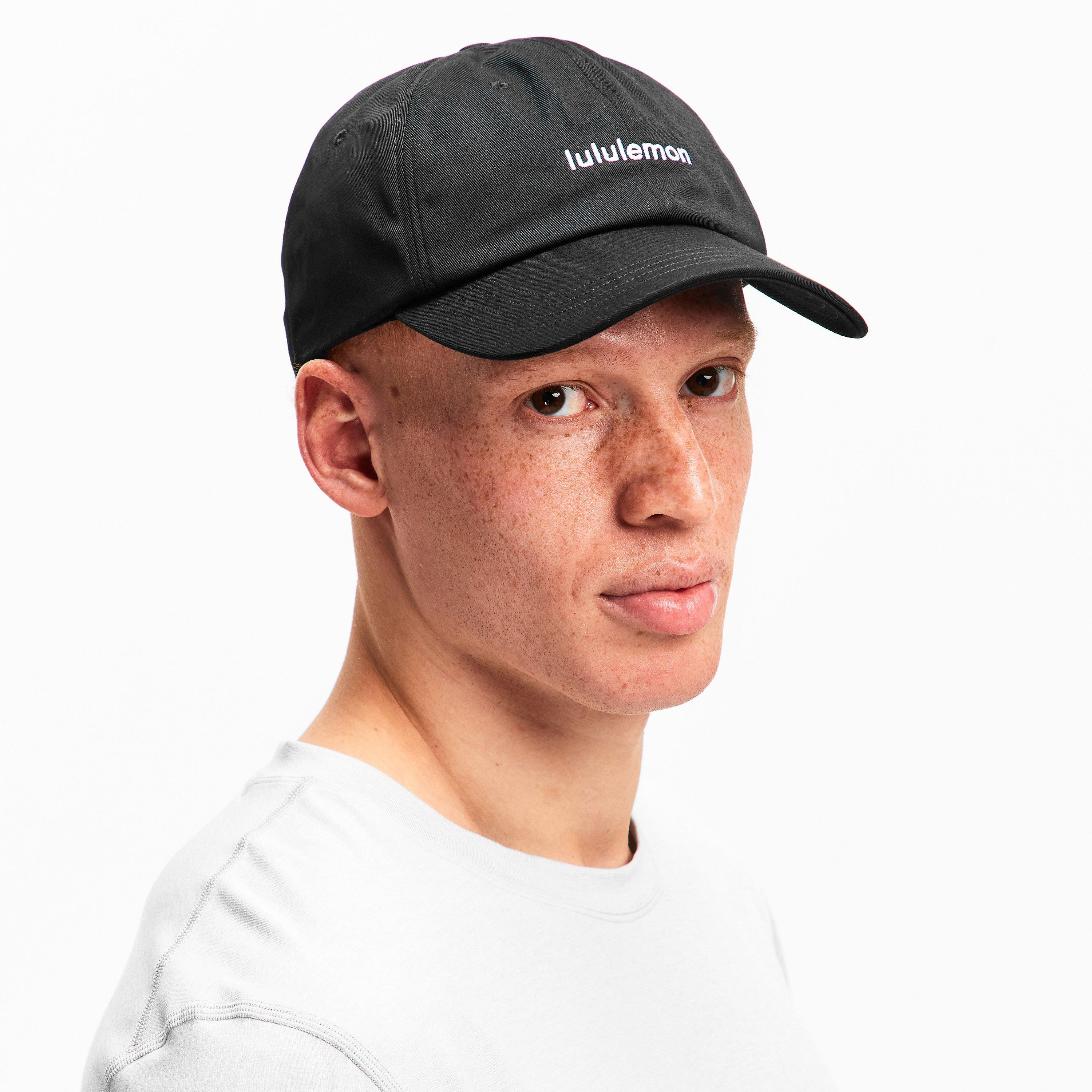 Black/White - Lululemon - Men's Wordmark Baseball Cap - 3