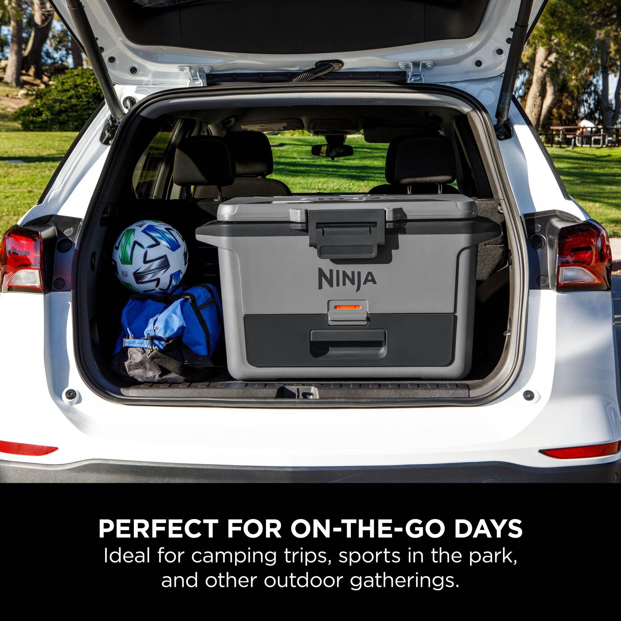 Grey - Ninja - FrostVault 50QT/47L Hard Cooler with Dry Zone - 11