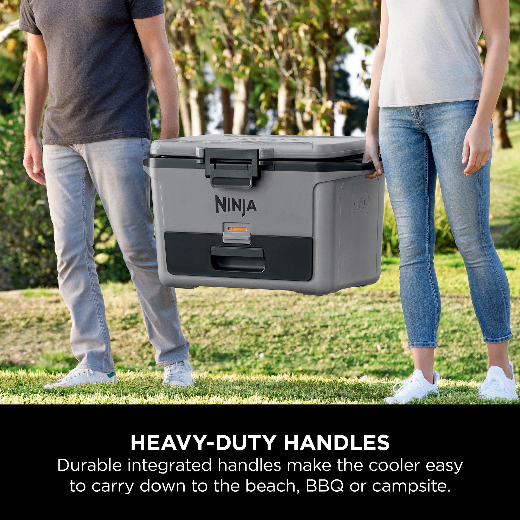 Grey - Ninja - FrostVault 50QT/47L Hard Cooler with Dry Zone - 6