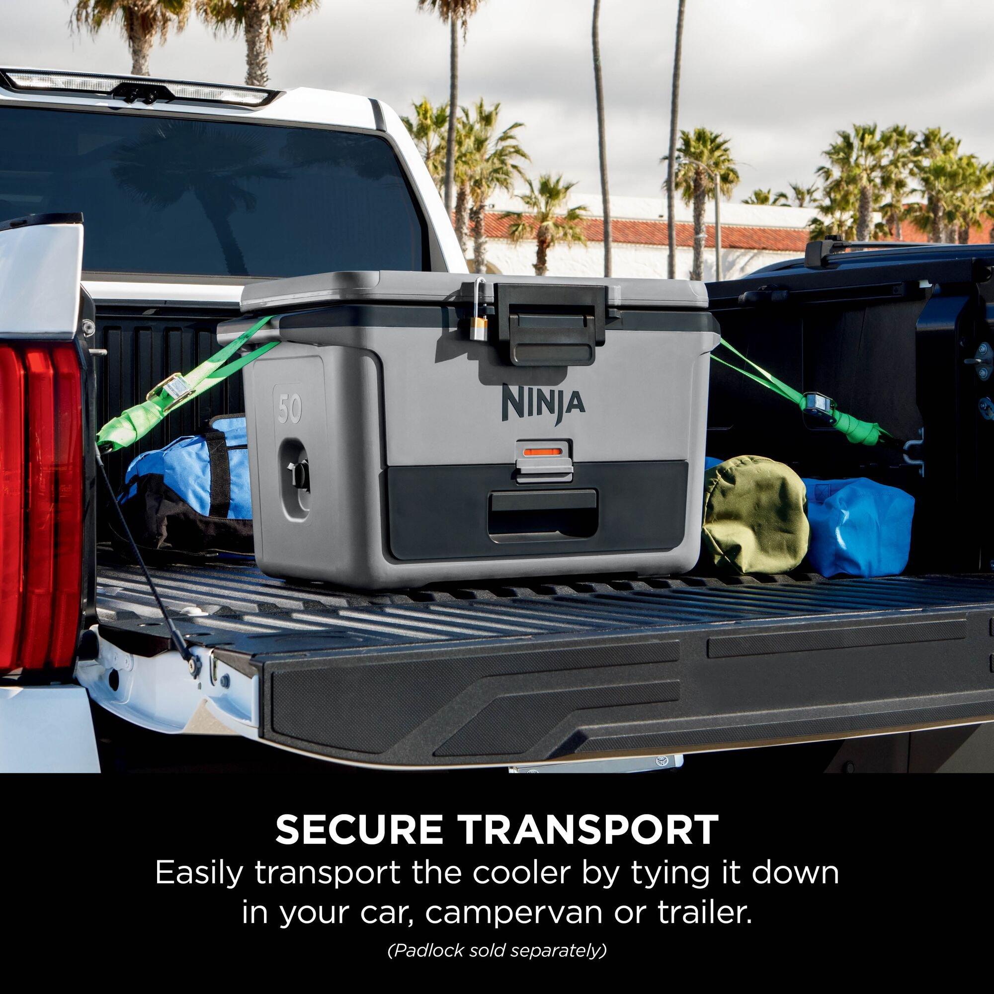 Grey - Ninja - FrostVault 50QT/47L Hard Cooler with Dry Zone - 10