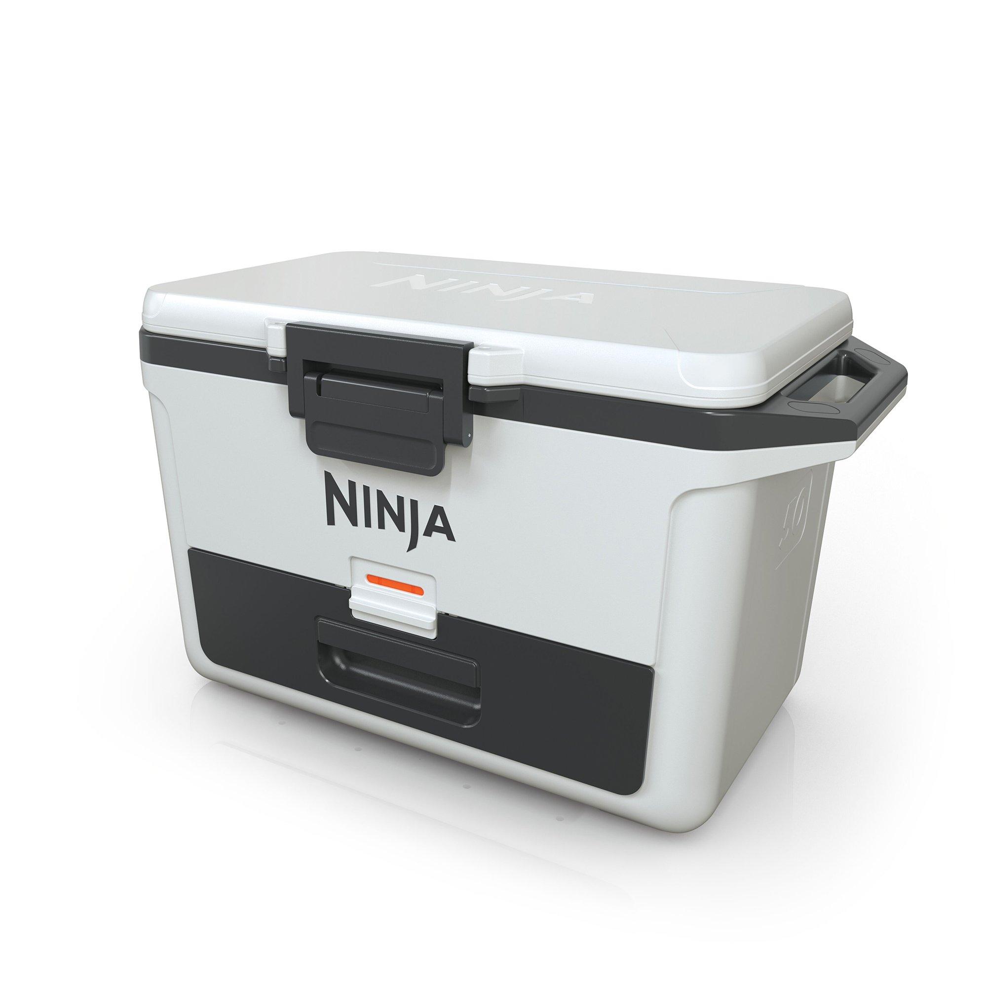 White - Ninja - FrostVault 50QT/47L Hard Cooler with Dry Zone - 11