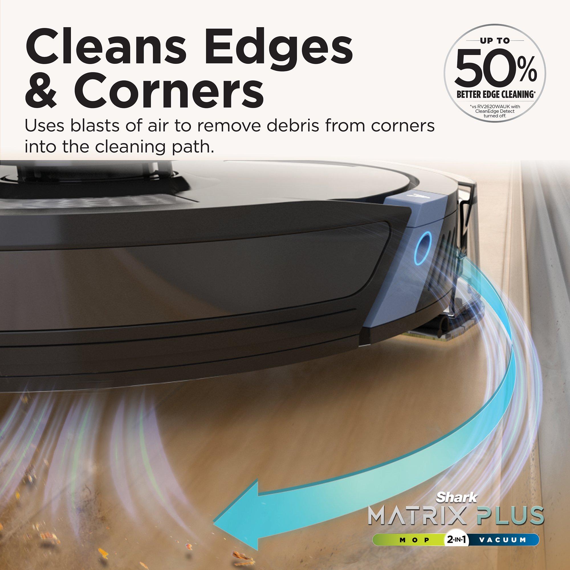 Black - Shark - Matrix Plus 2-in-1 Self-Empty Robot Vacuum & Mop - 7