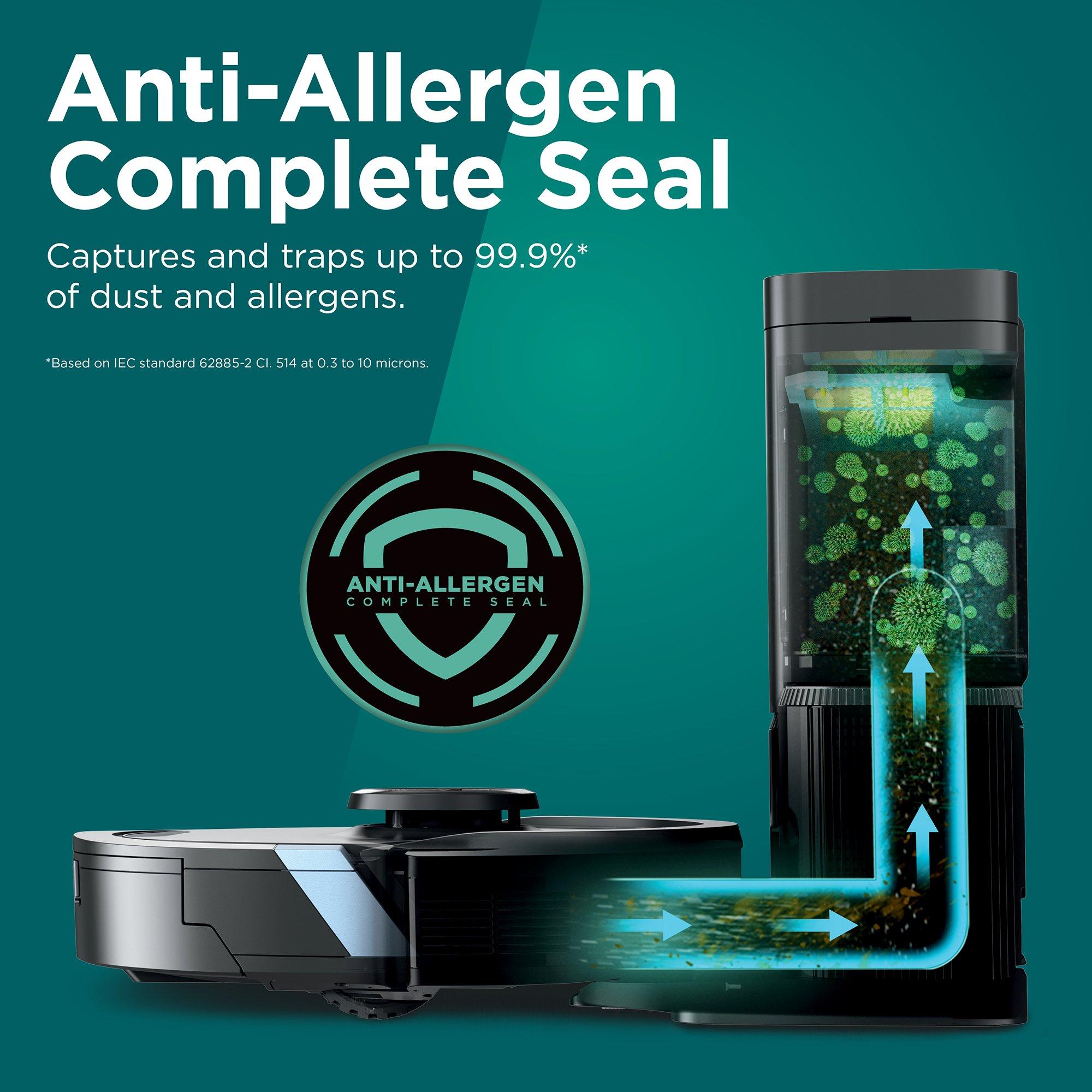 Black - Shark - Matrix Plus 2-in-1 Self-Empty Robot Vacuum & Mop - 10