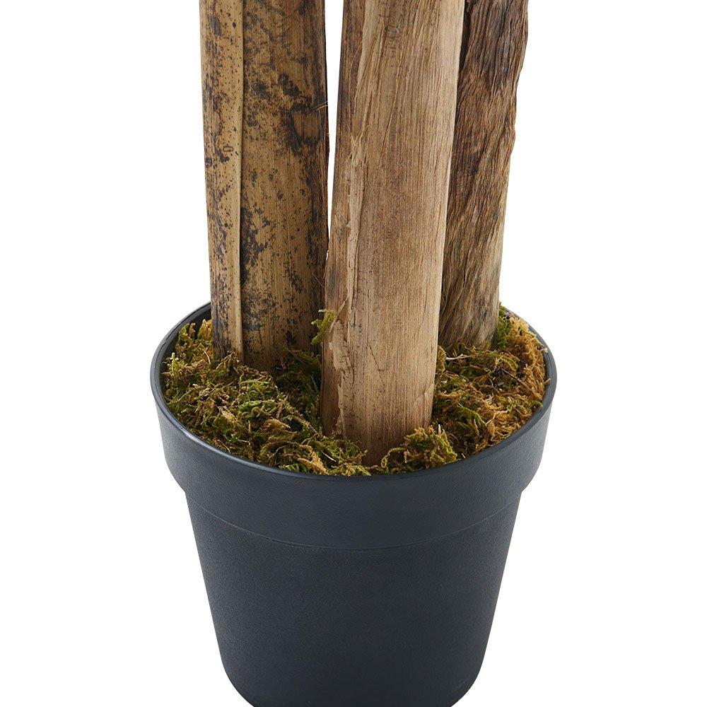 Green Black - LIFE IDEAS - 180cm Artificial Plant Fake Banana Tree in Pot - 3