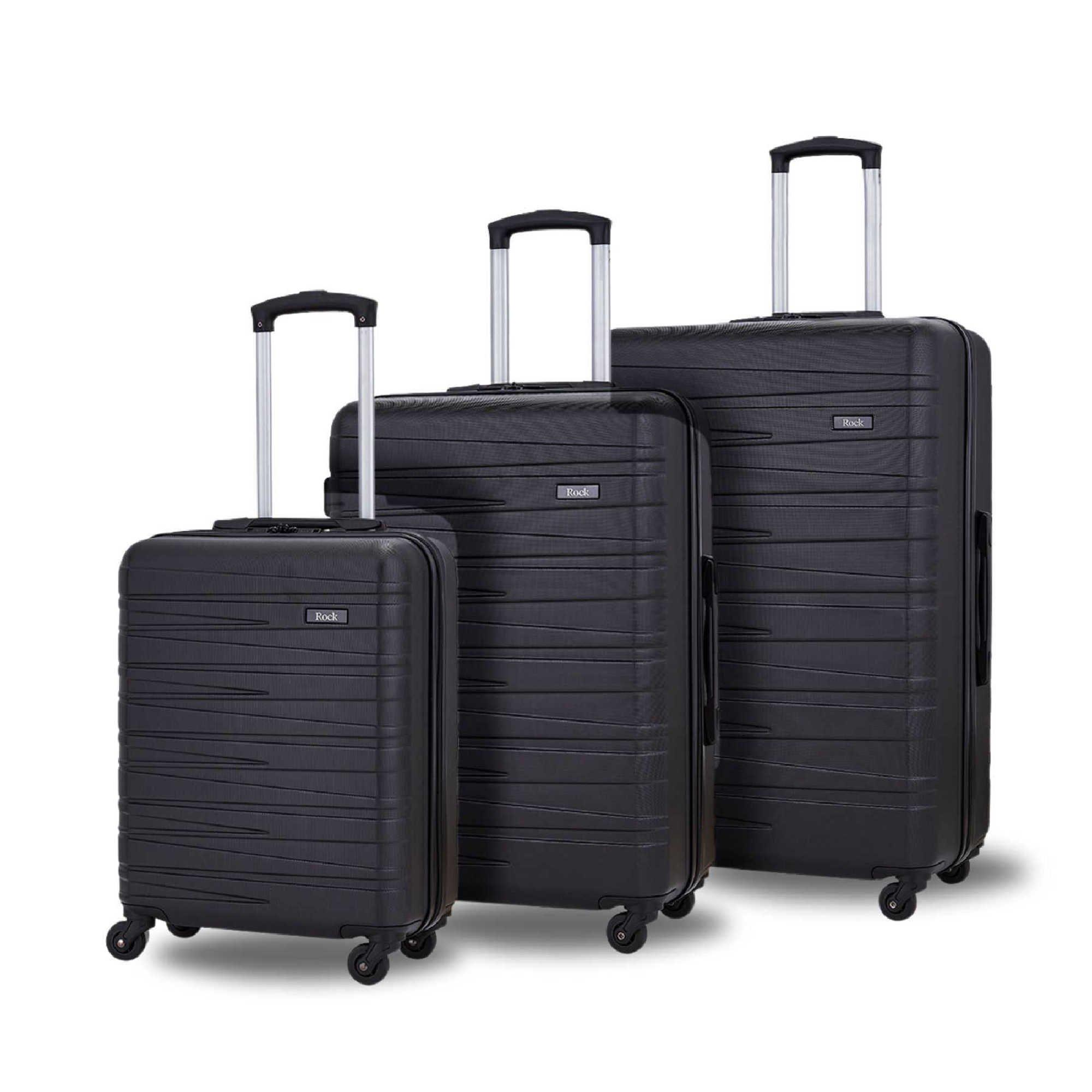Black - Rock - Rock Seattle Suitcase Black - 1