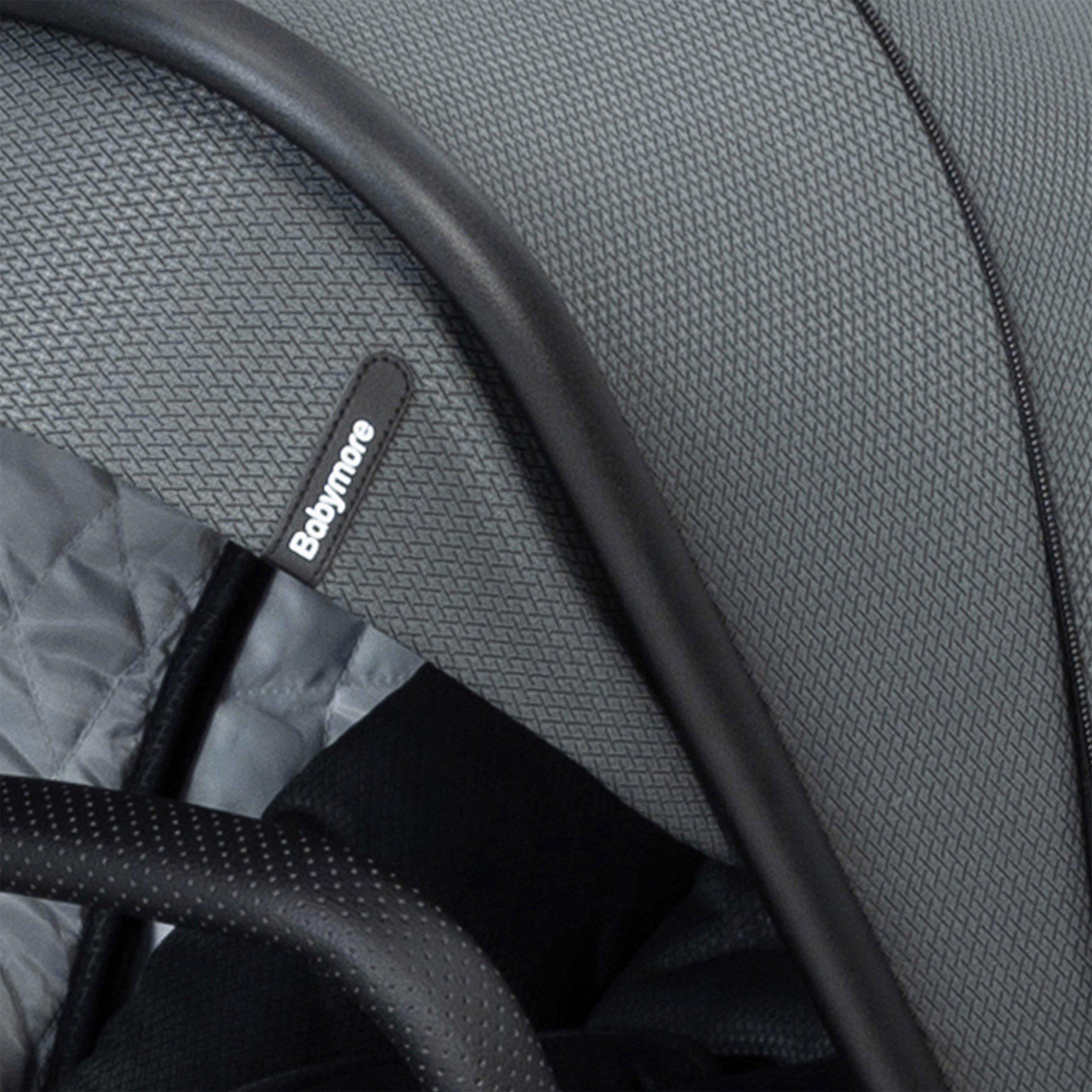 Forest Grey - Babymore - Babymore Kai Pram Pushchair - Forest Grey - 9