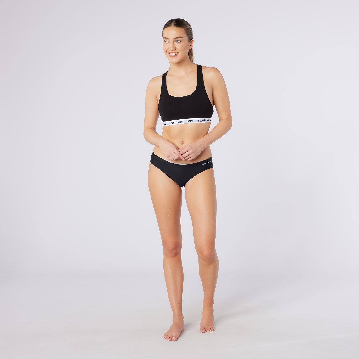 Blk/Wht/Gry - Reebok - 3 Pack Womens Briefs Suki - 9