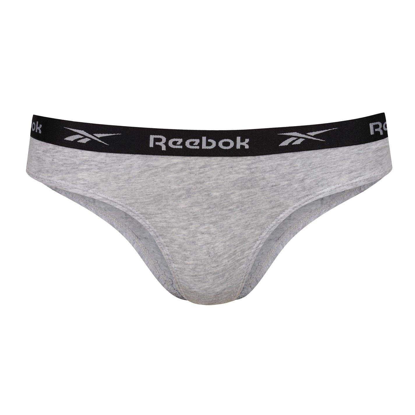 Noir/Blanc/Gris - Reebok - Womens 3 Pack Briefs Carina - 8