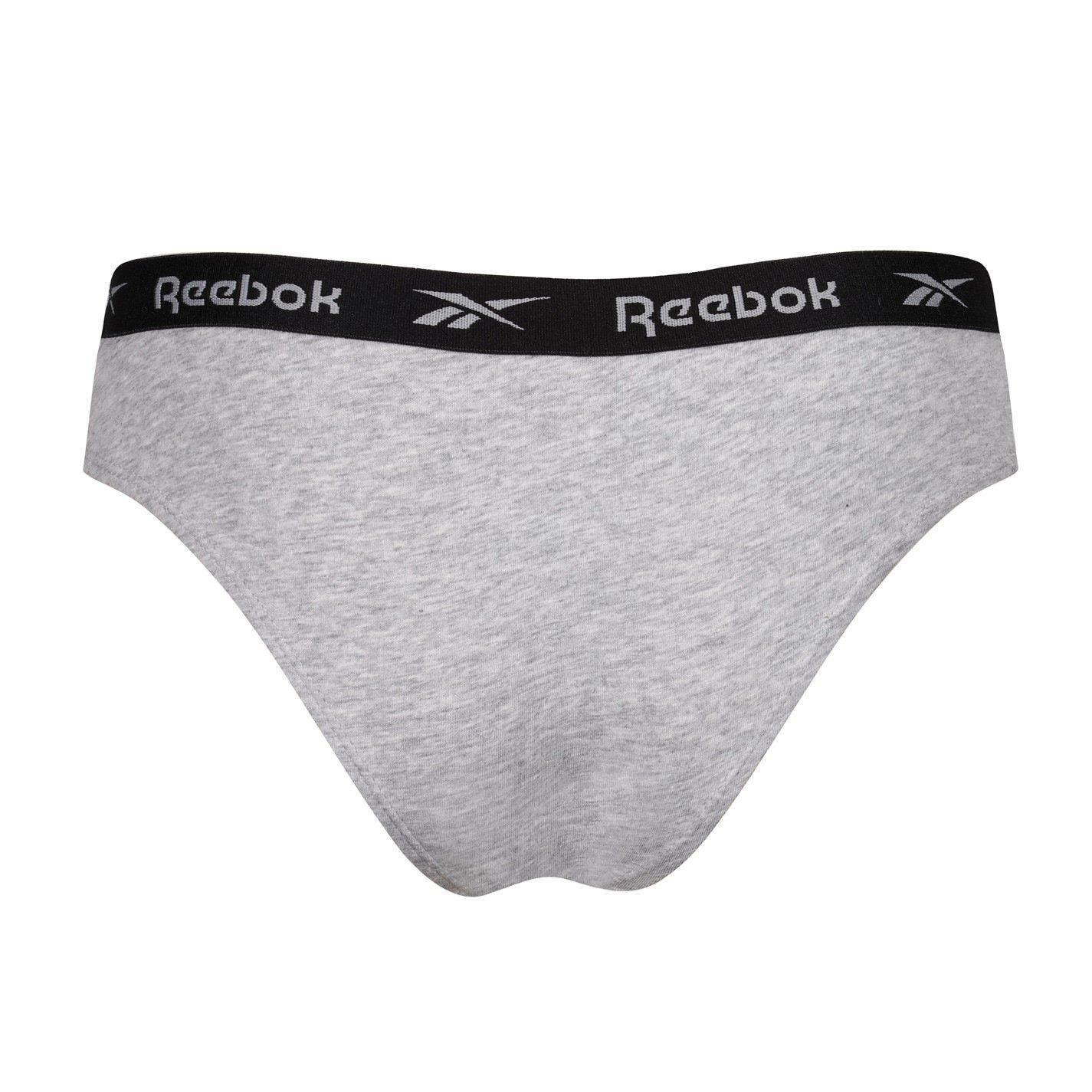 Noir/Blanc/Gris - Reebok - Womens 3 Pack Briefs Carina - 9