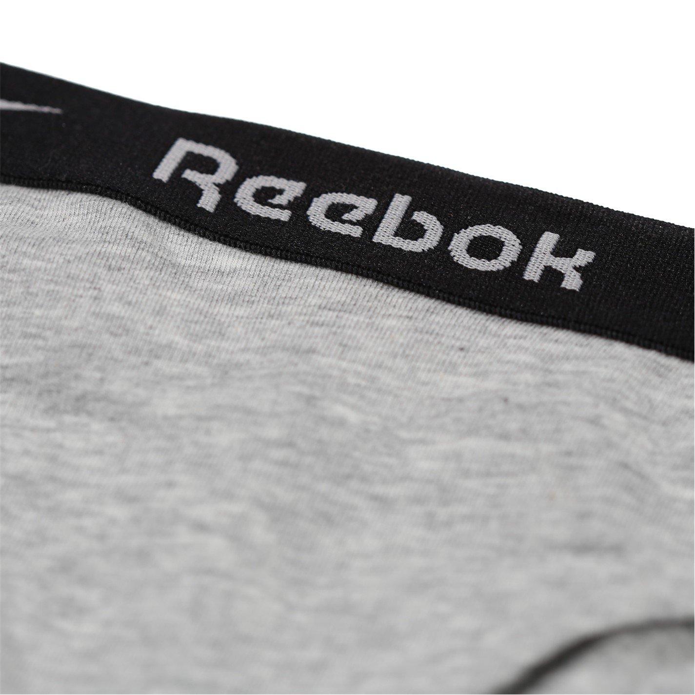 Noir/Blanc/Gris - Reebok - Womens 3 Pack Briefs Carina - 10