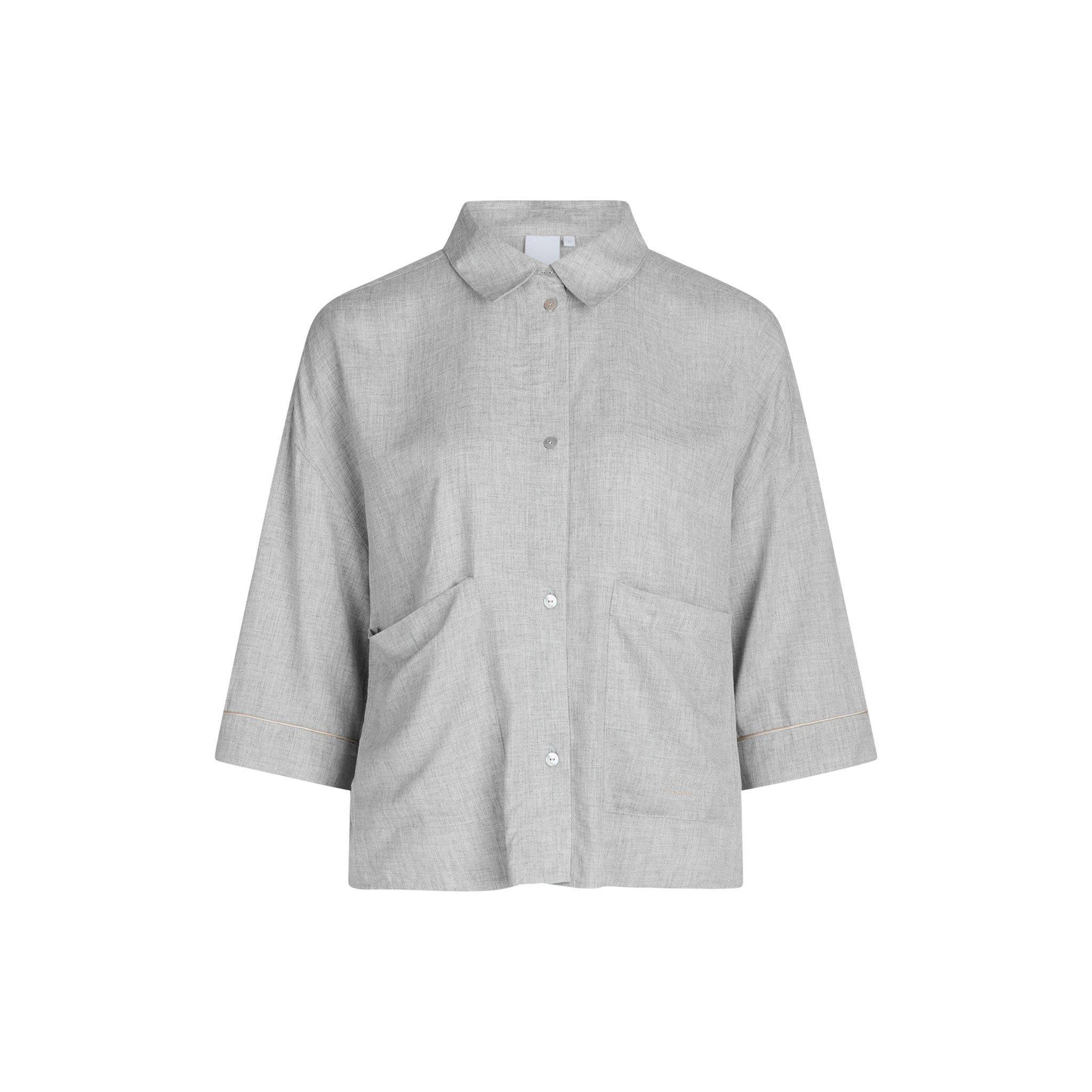 Light Grey - CCDK - Women's Pyjama Long Sleeve Top - 1
