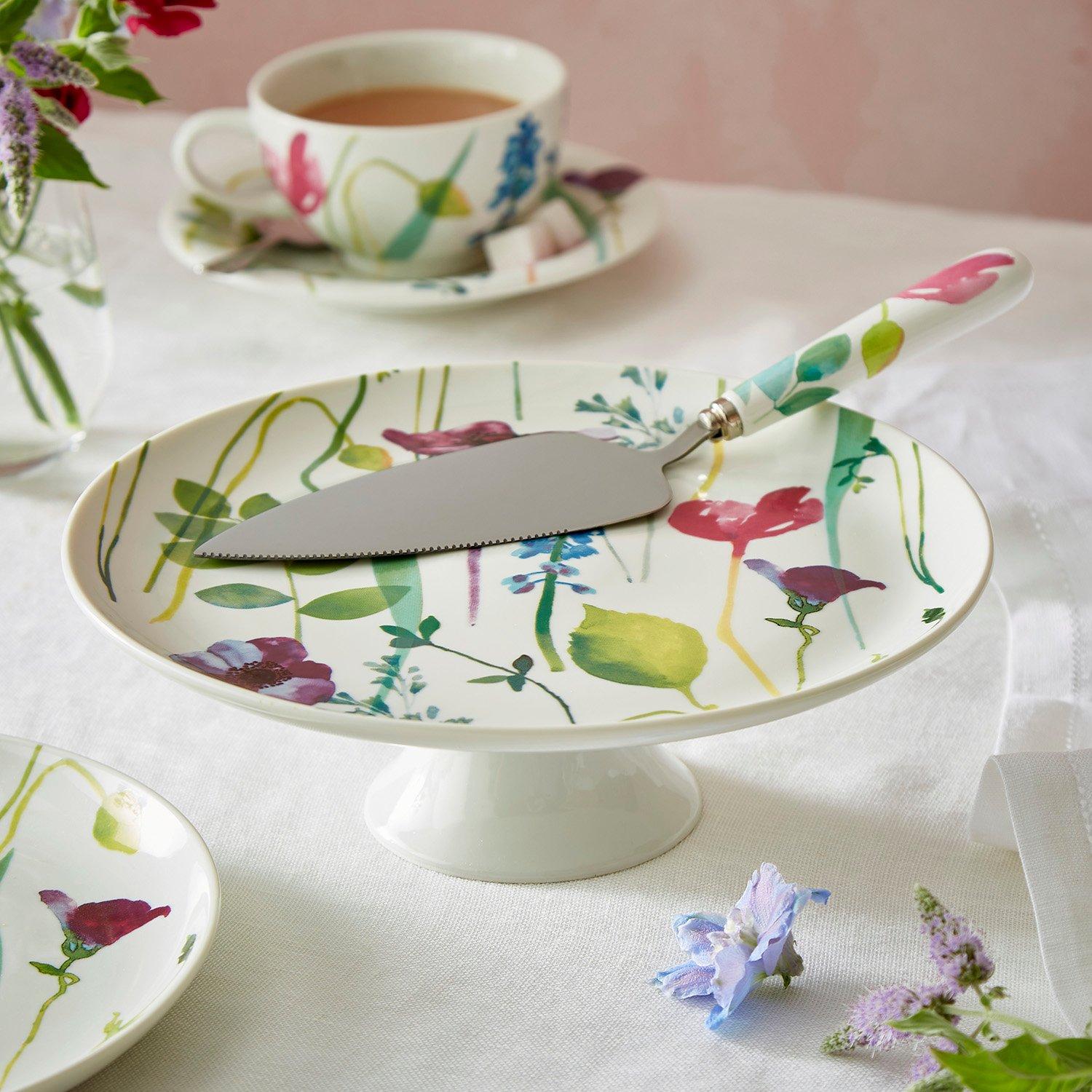 Multi - Portmeirion Water Garden - Portmeirion Water Garden Cake Stand - 5