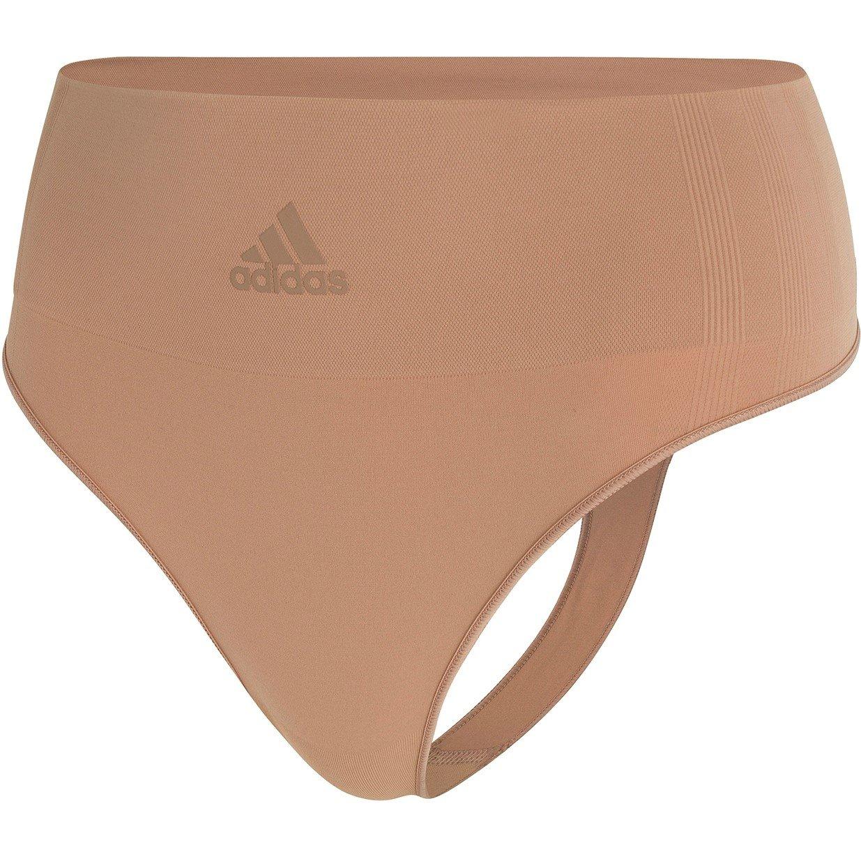 Adidas Women's Seamless Thong - Toasted Almond - 12 (M)