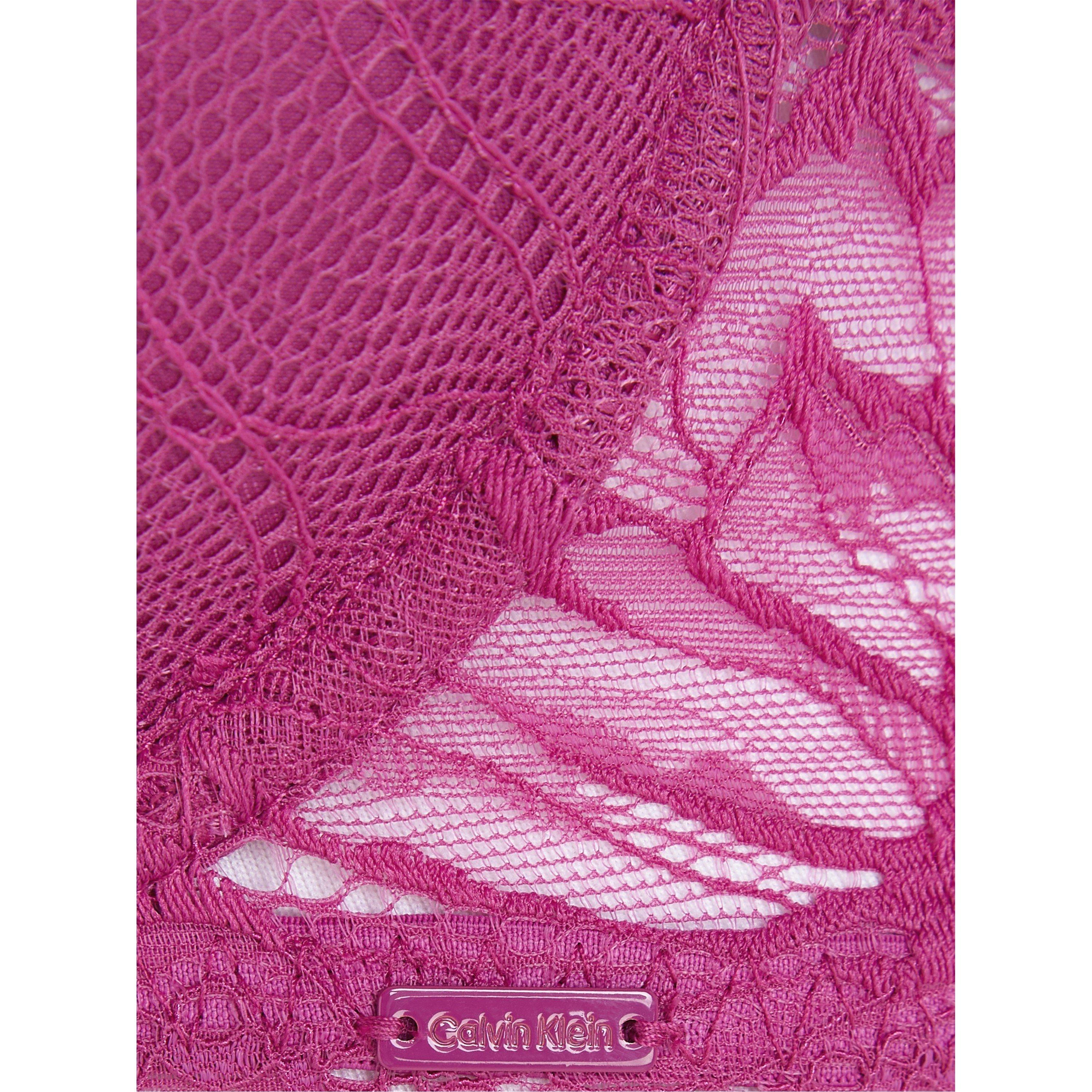 Wild Aster - Calvin Klein - Seductive Comfort Floral Plunge Bra - 5