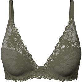 Calvin Klein Seductive Comfort Floral Plunge Bra