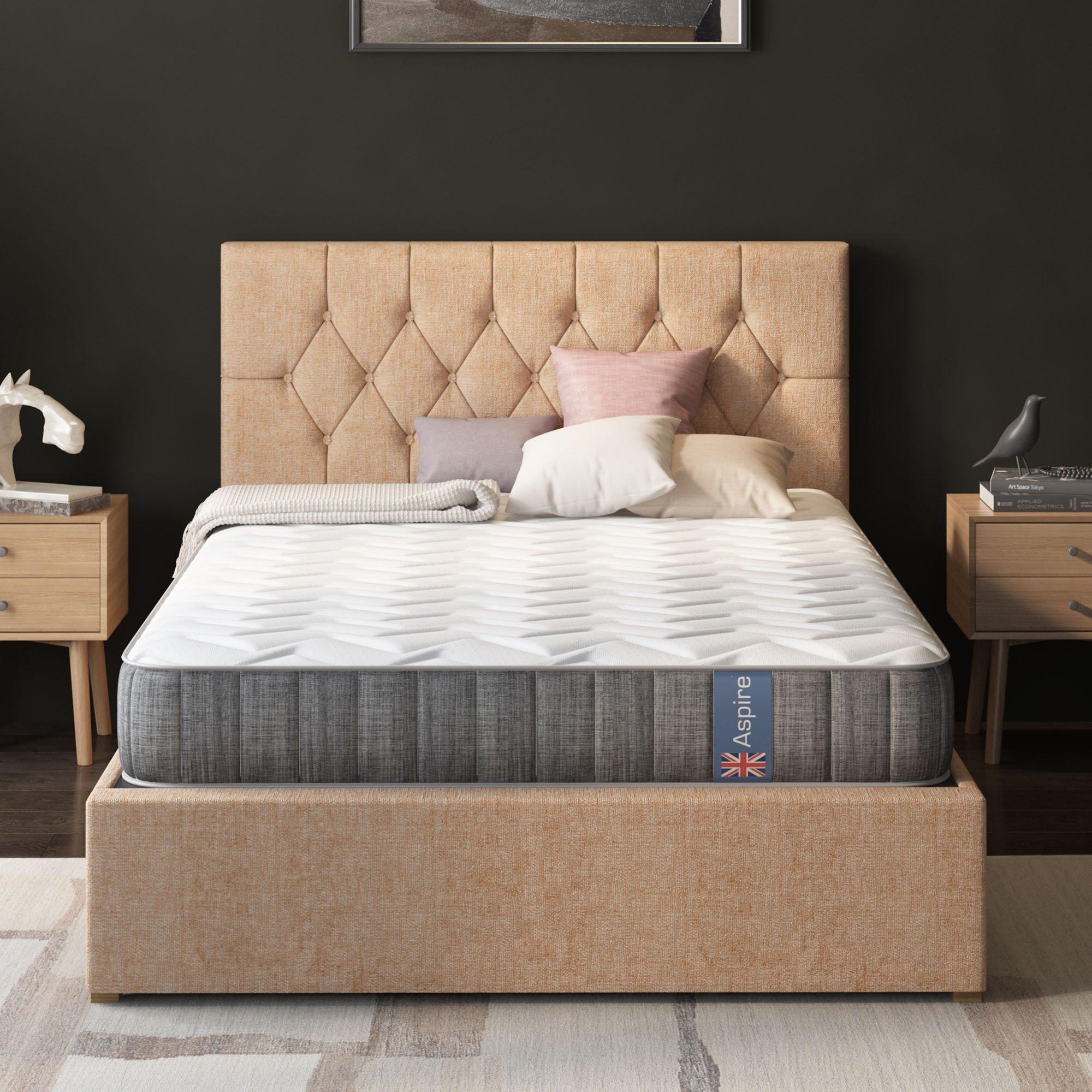 White - Aspire - UK Made Pocket Sprung Mattress in a Box - 9