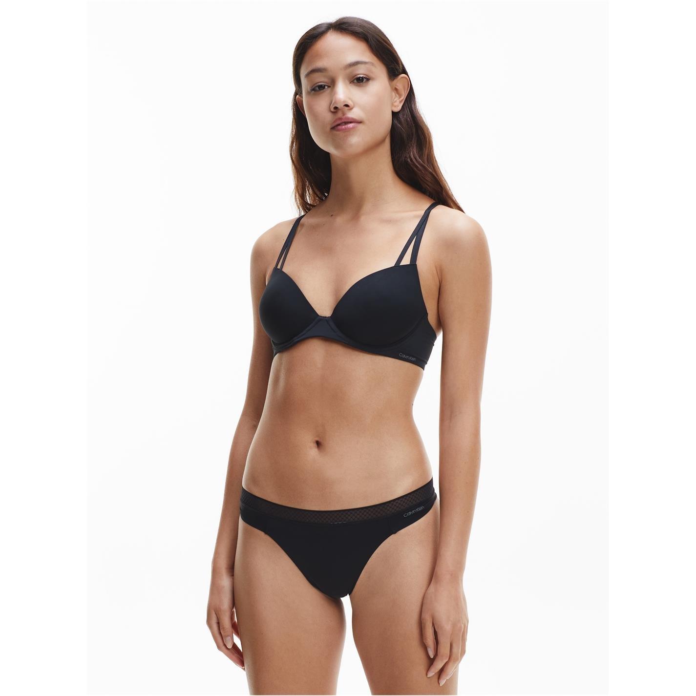 Calvin Klein Women's Lift Demi Bra - Ub1 Black - 32D