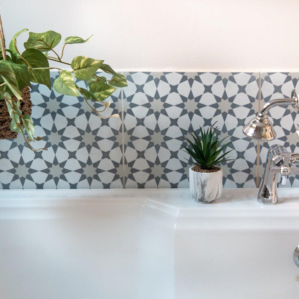 Grey - Quadrostyle - Premium Wall & Tile Stickers Agadir Grey - 4