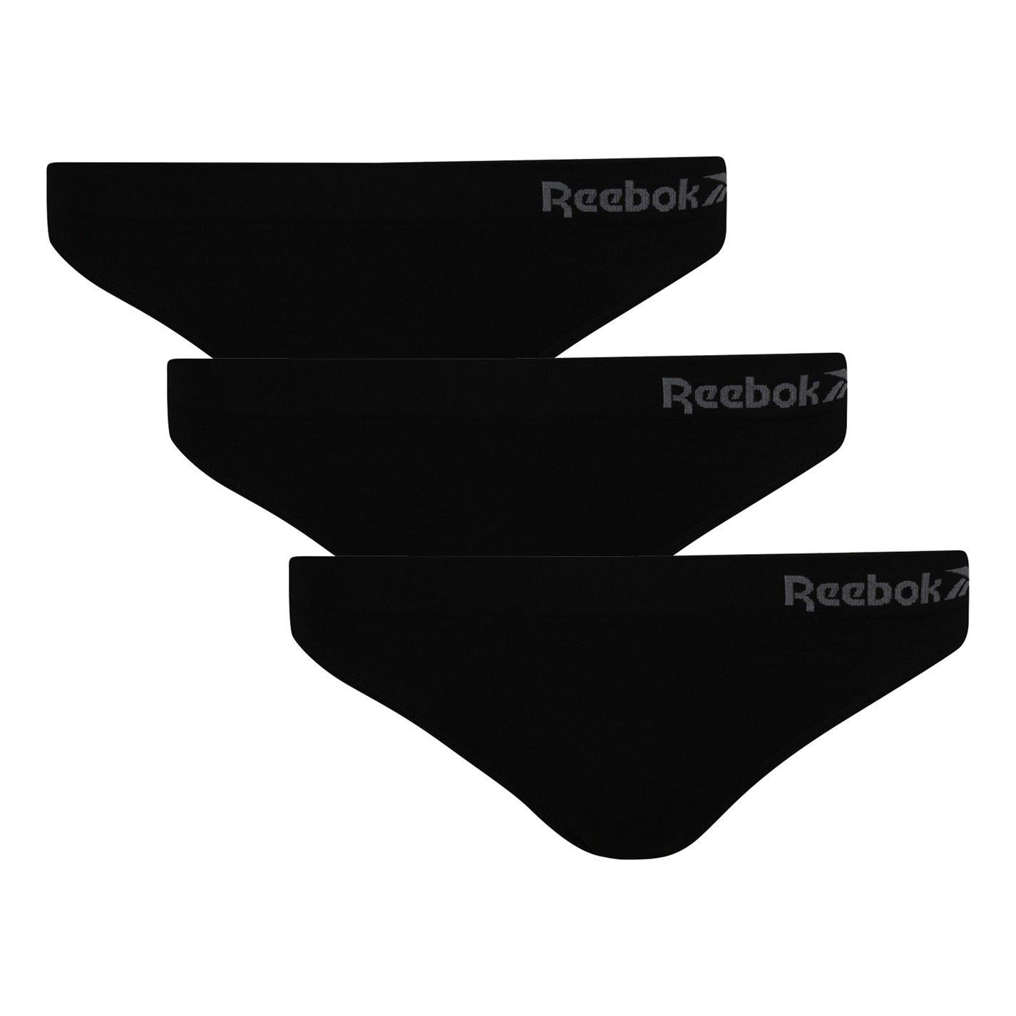Black - Reebok - 3 Pack Womens Thongs Kali - 1