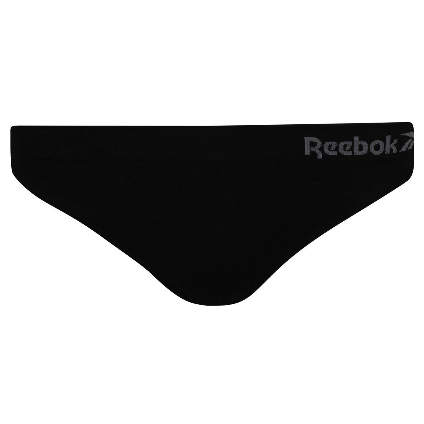 Black - Reebok - 3 Pack Womens Thongs Kali - 3