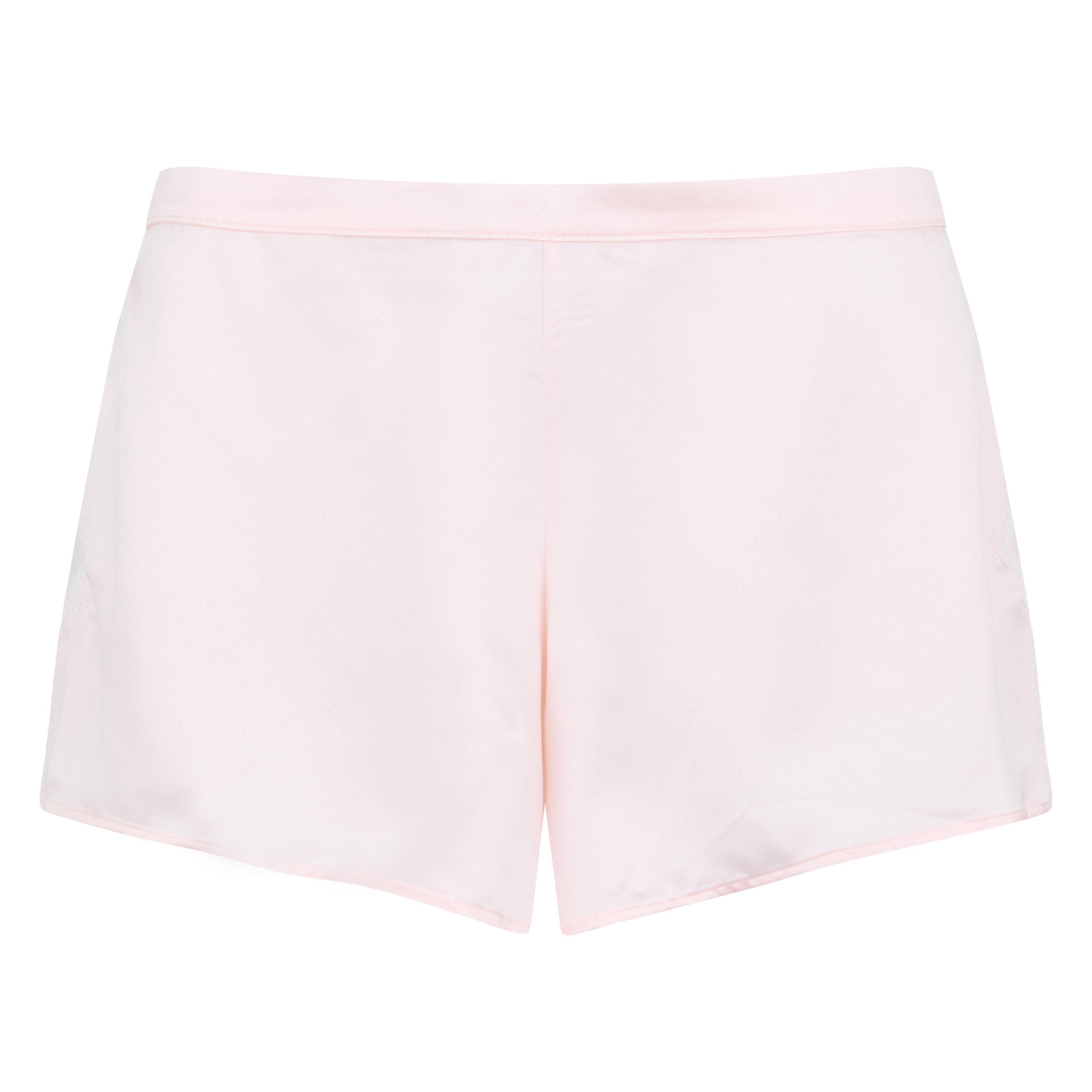 Pink - Lauren by Ralph Lauren - Women's Satin Lace-Trim Pyjama Set - 3