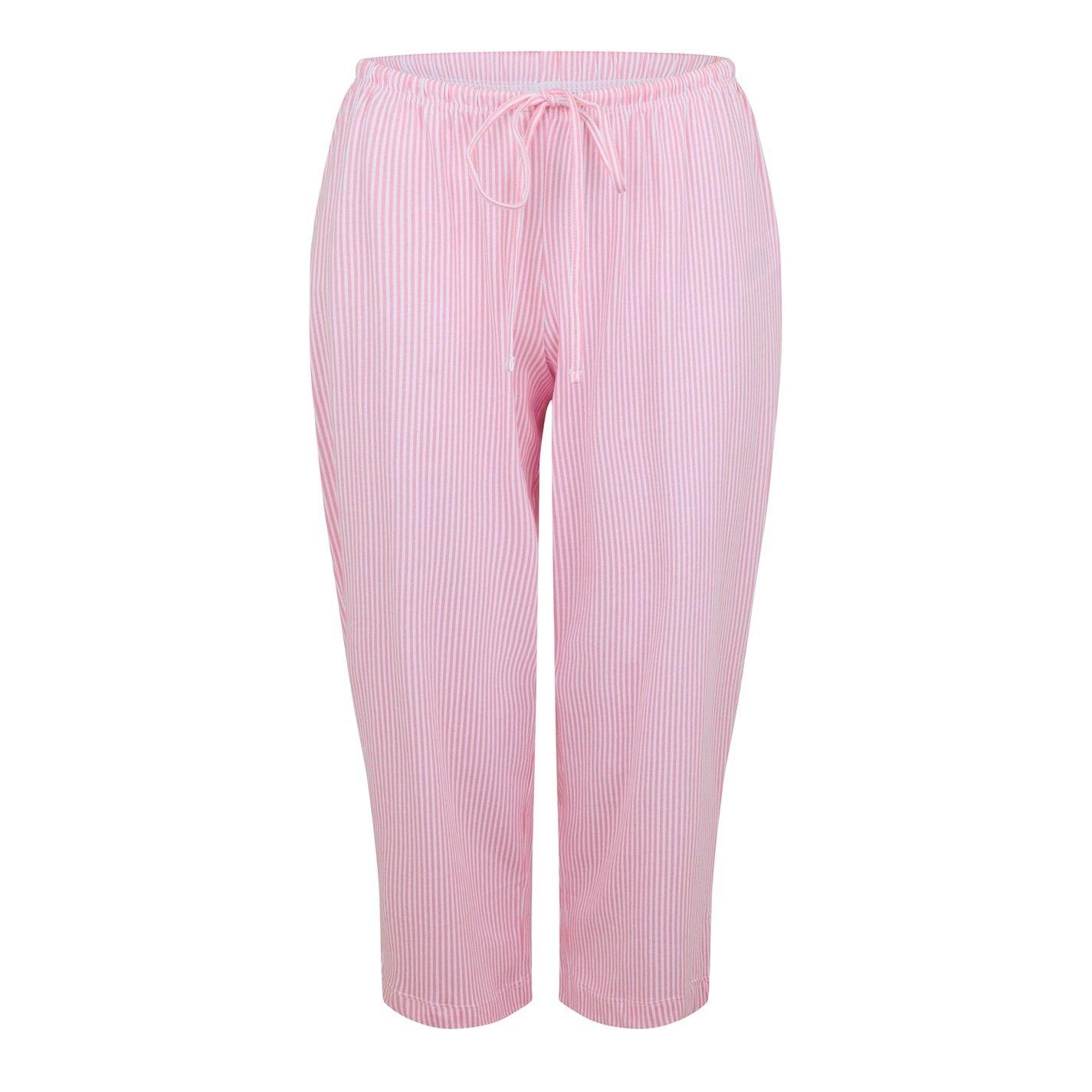 Pink - Lauren by Ralph Lauren - Womens Classic Notch Long Sleeve Pyjama Set - 6