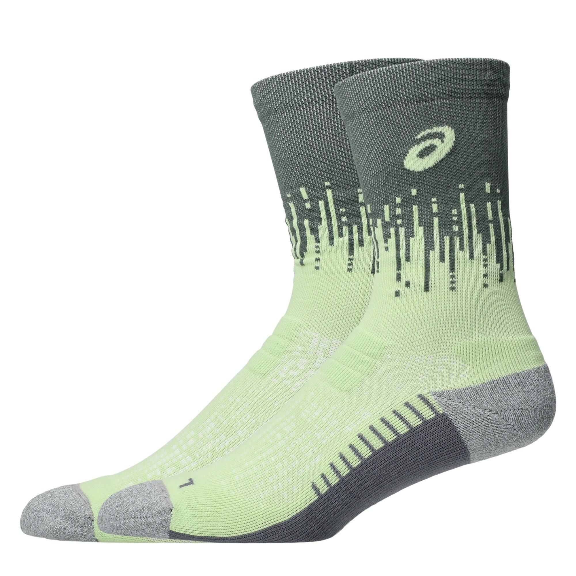 Mon Blu/Whp Grn - Asics - Running Crew Socks - 2