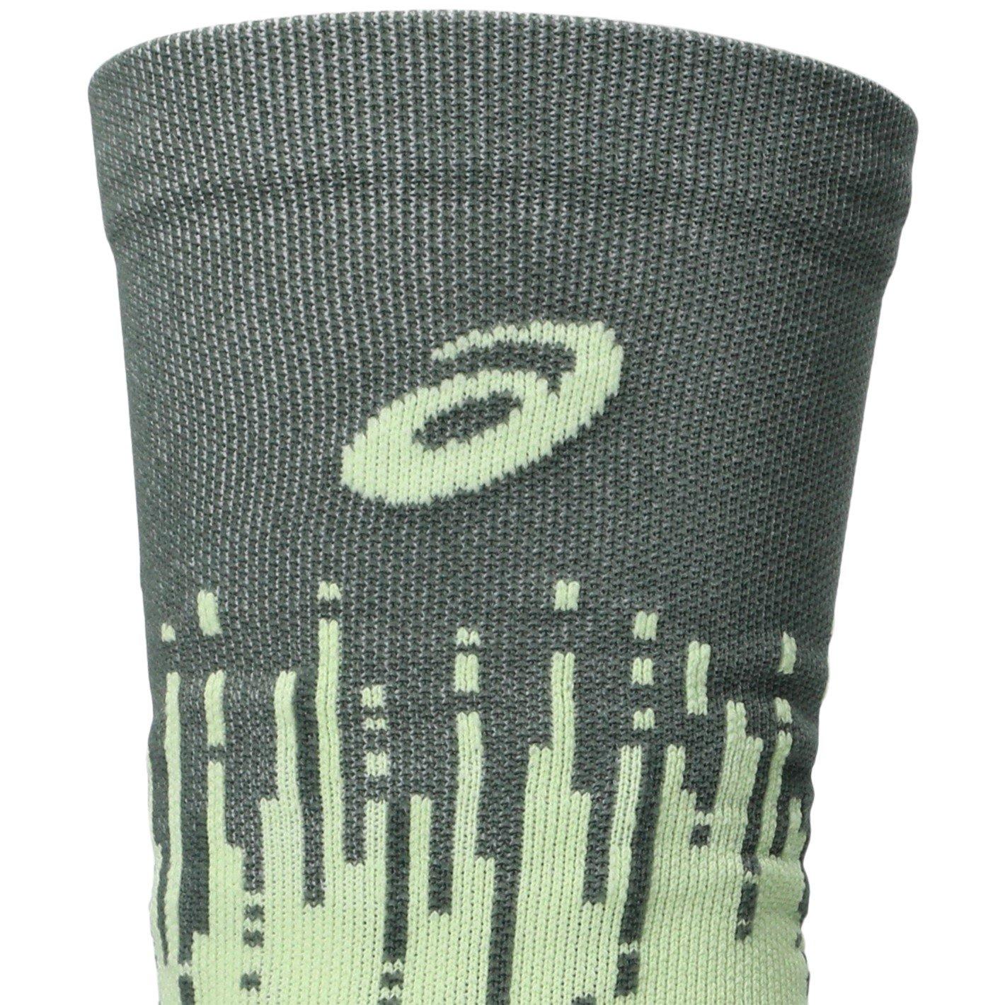 Mon Blu/Whp Grn - Asics - Running Crew Socks - 4