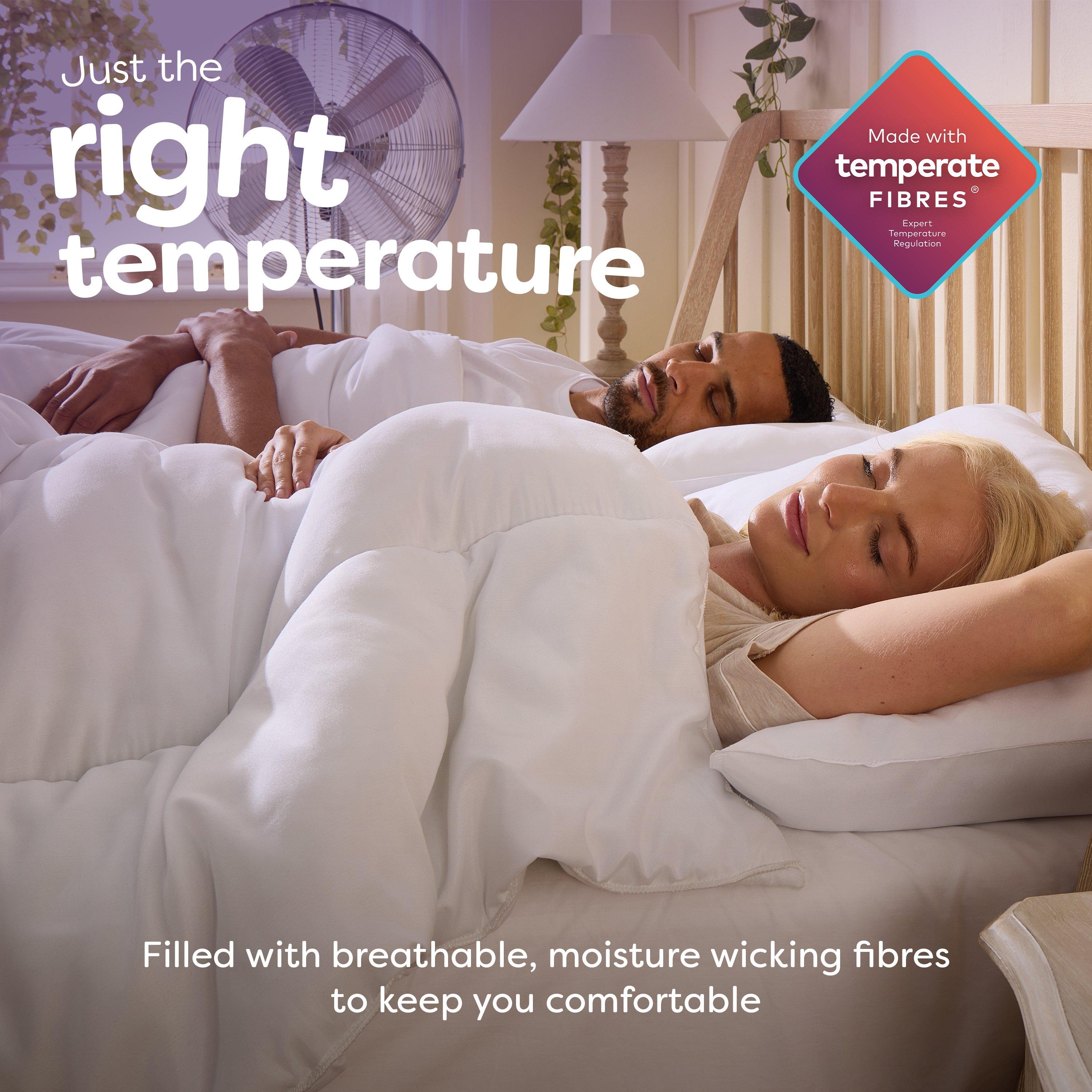 10.5 Tog - Slumberdown - Climate Control Duvet 2 Medium Pillow - 2